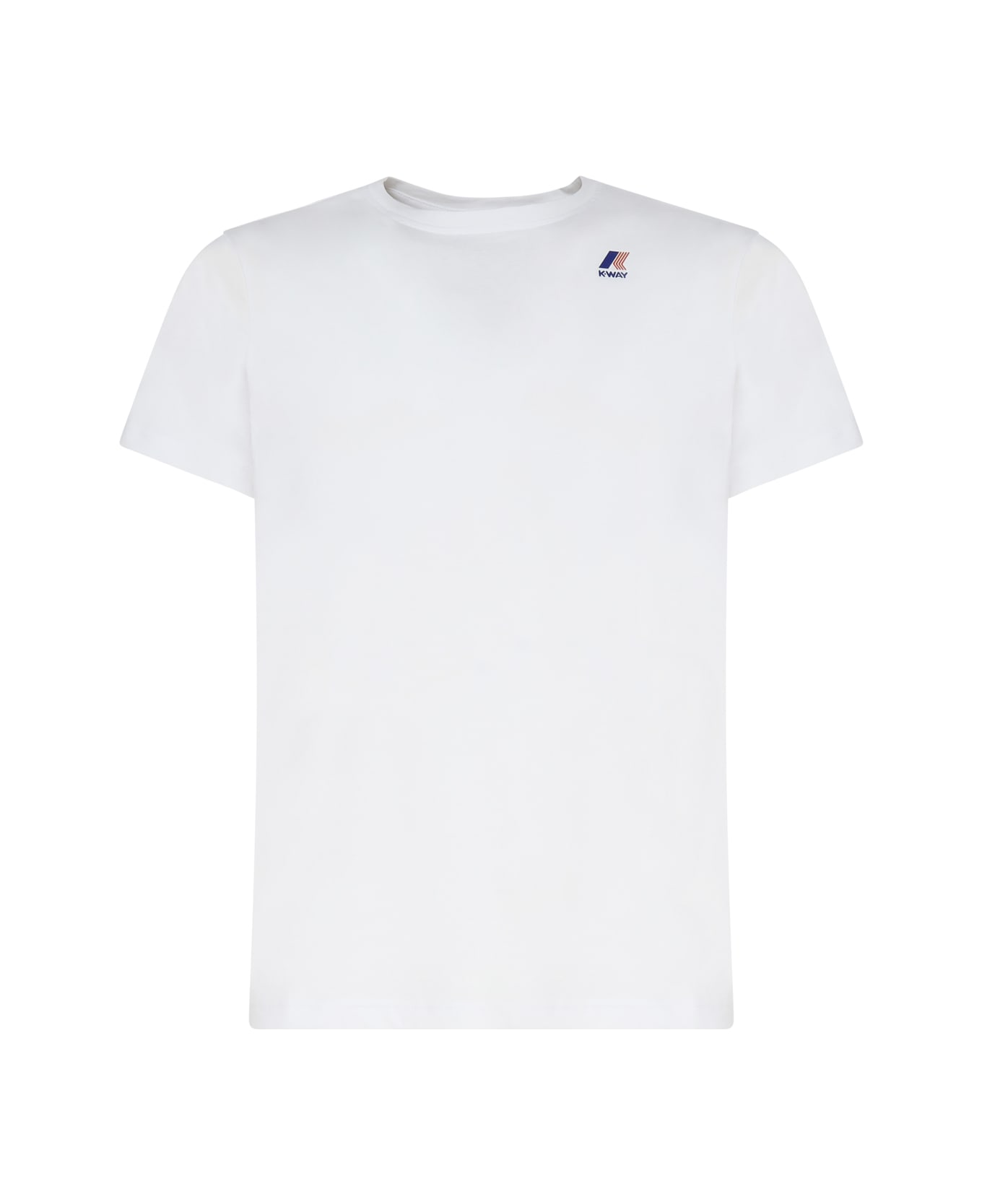 K-Way T-shirt Logo In Cotton - White