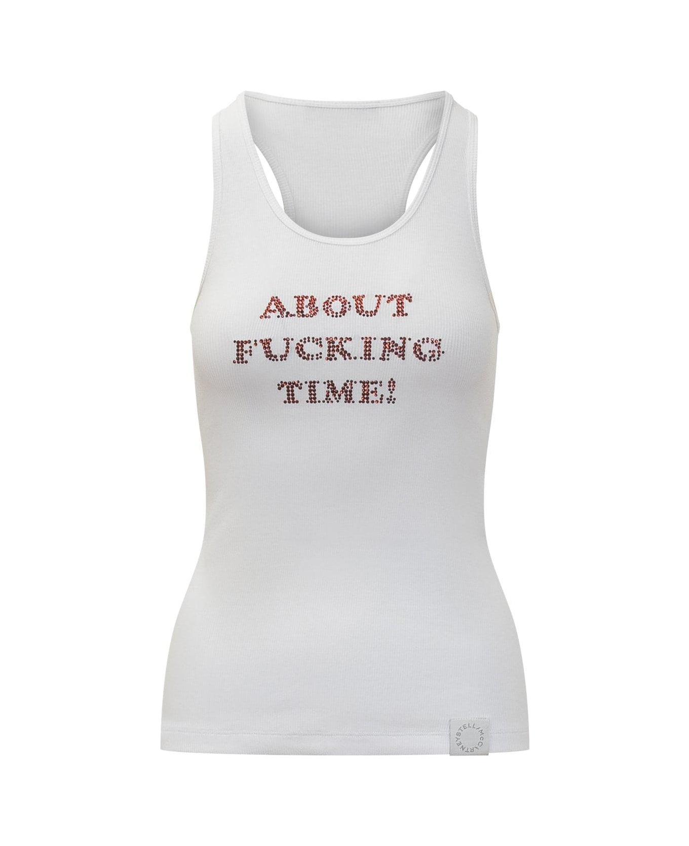 Stella McCartney Embellished Scoop-neck Tank Top - WHITE