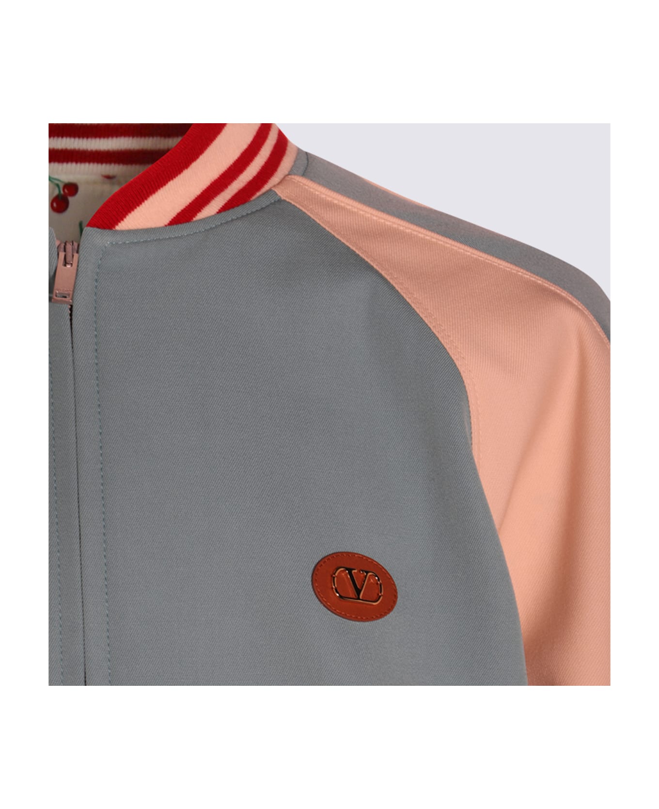 Valentino Multicolor Casual Jacket - Red
