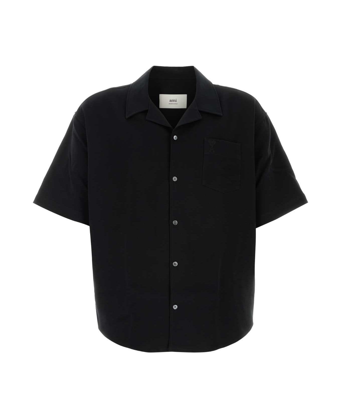 Ami Alexandre Mattiussi Black Cotton Shirt - Black