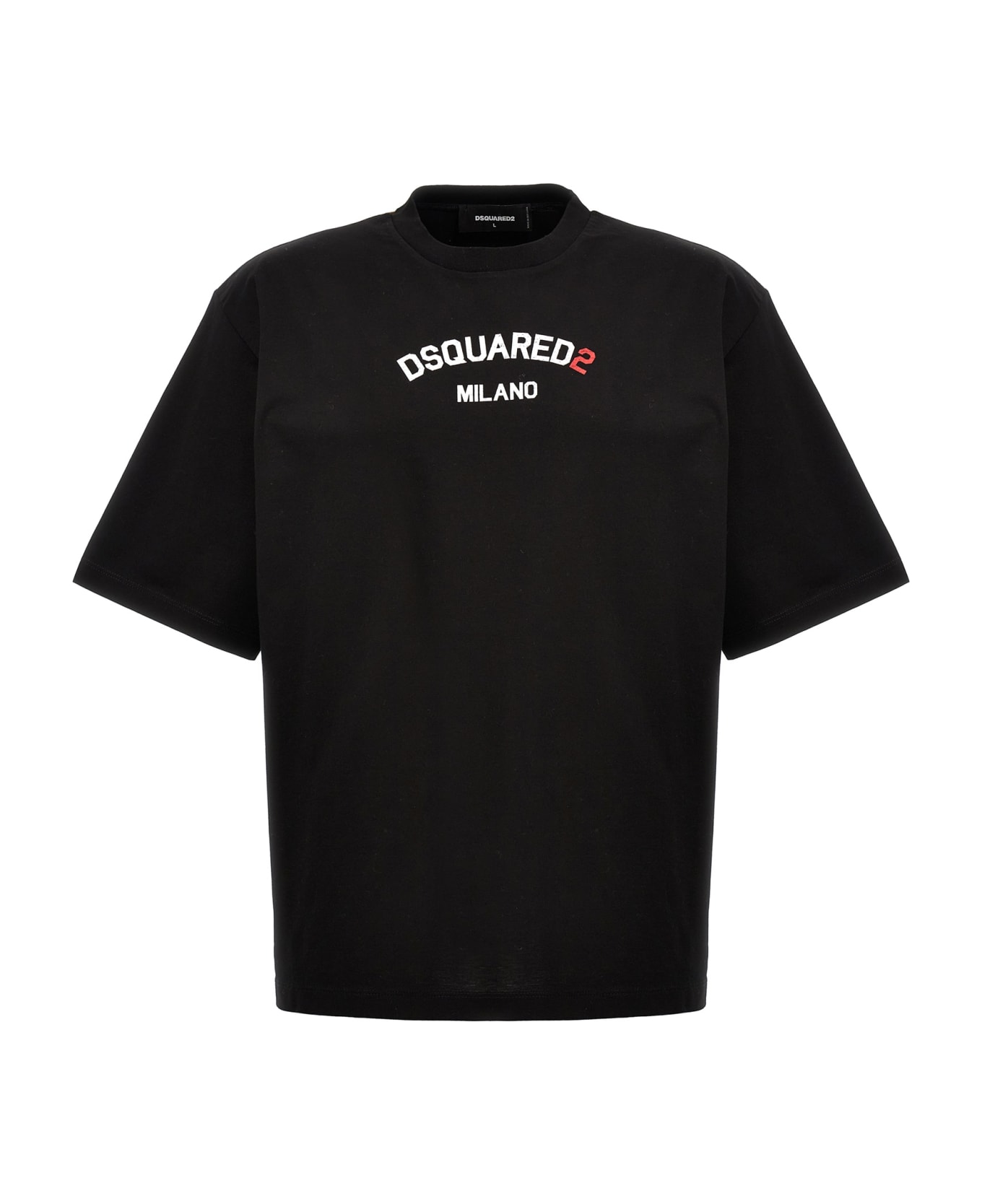 Dsquared2 Logo T-shirt - Black シャツ