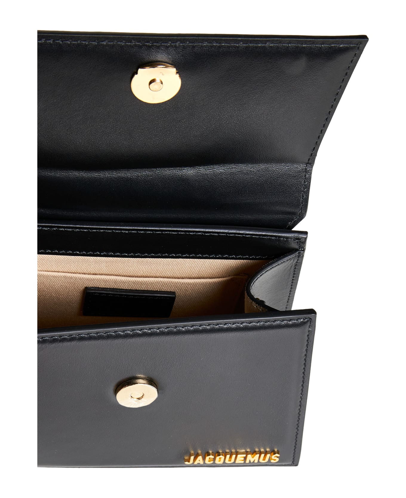 Jacquemus Le Chiquito Noeud Leather Shoulder Bag - Black