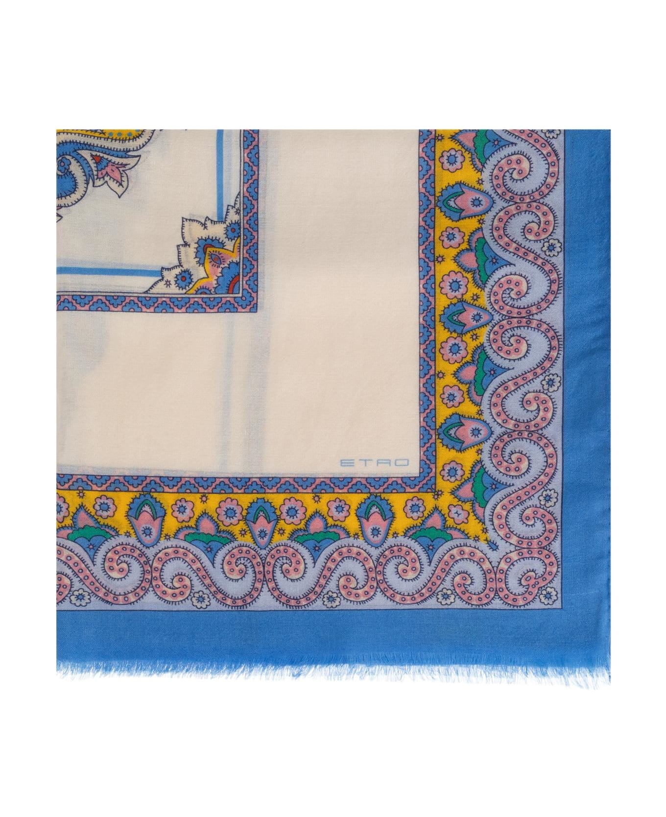 Etro Scarf - Gnawed Blue