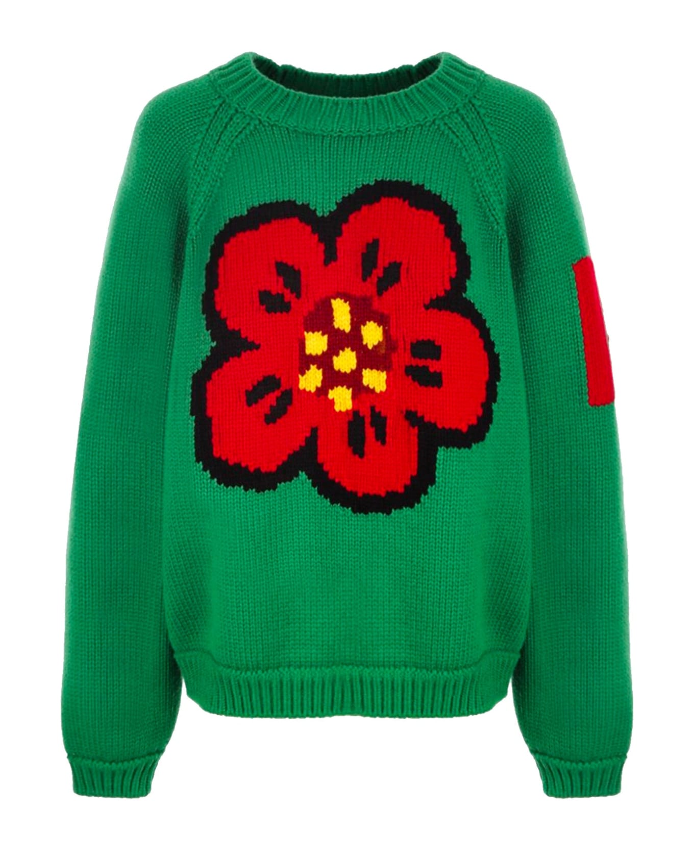 Kenzo Cotton Sweater - Green ニットウェア