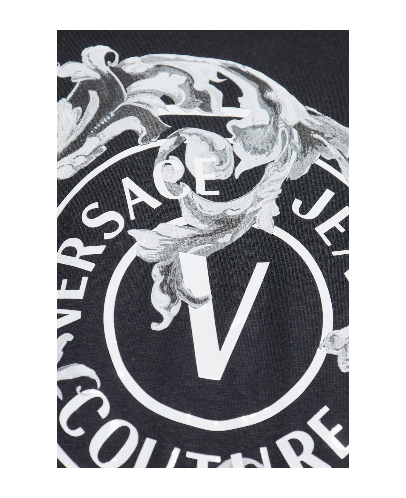 Versace Jeans Couture T-shirt With Print - black