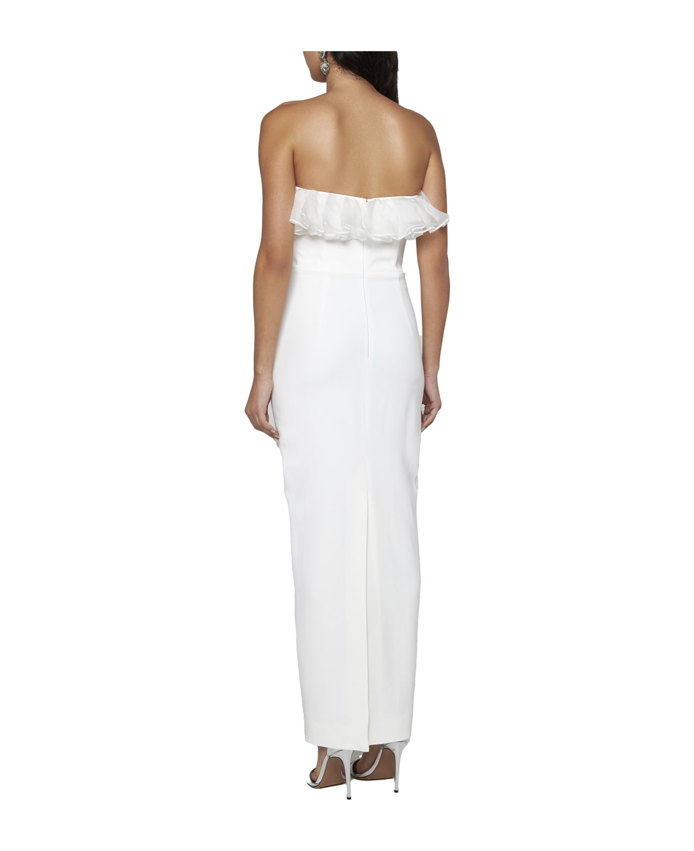 Alessandra Rich Dress - White ワンピース＆ドレス