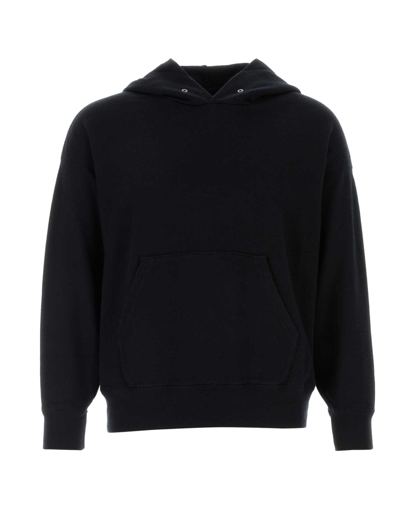 Visvim Black Wool Sweatshirt - BLACK