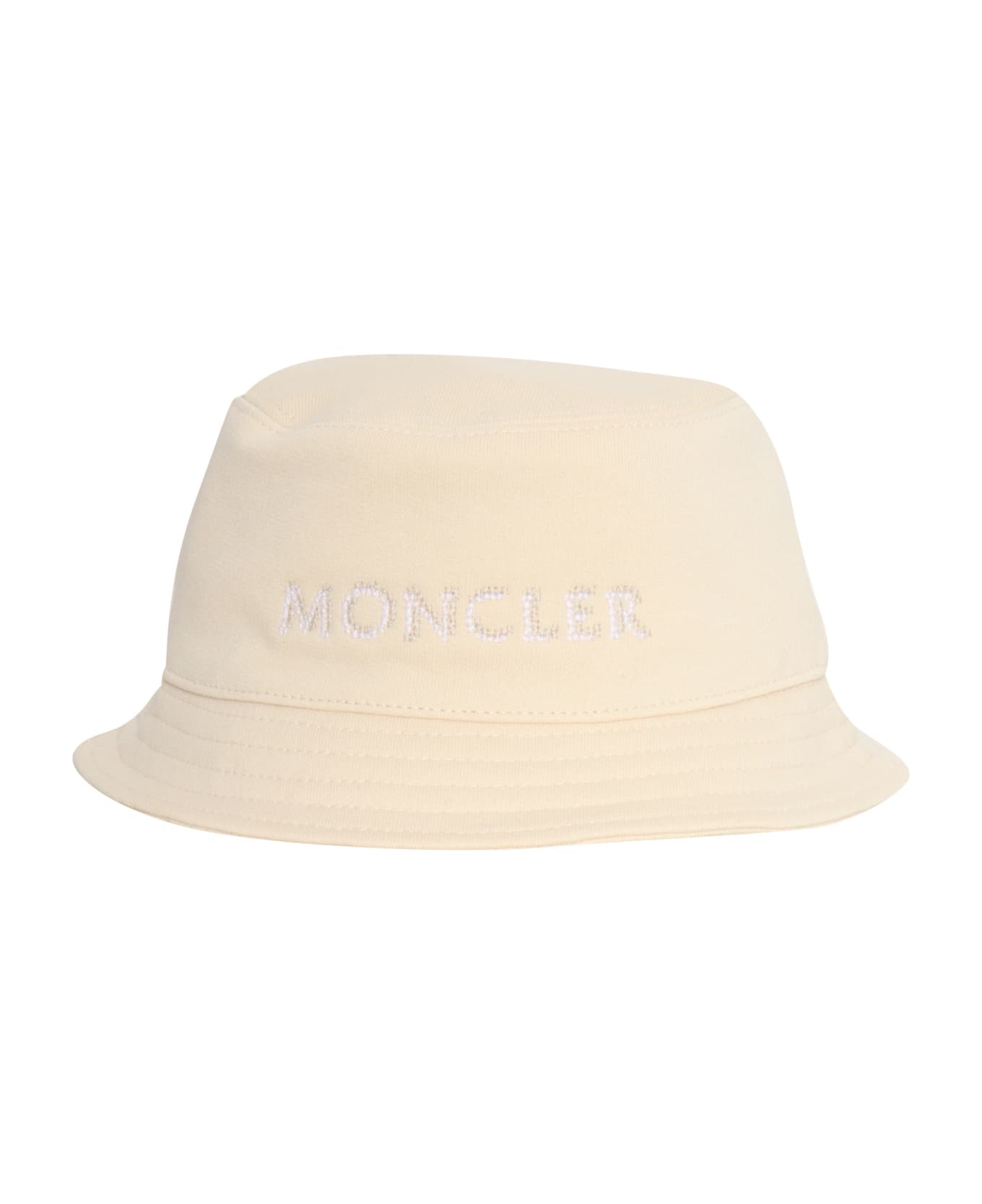 Moncler Beige Bucket Hat - BEIGE
