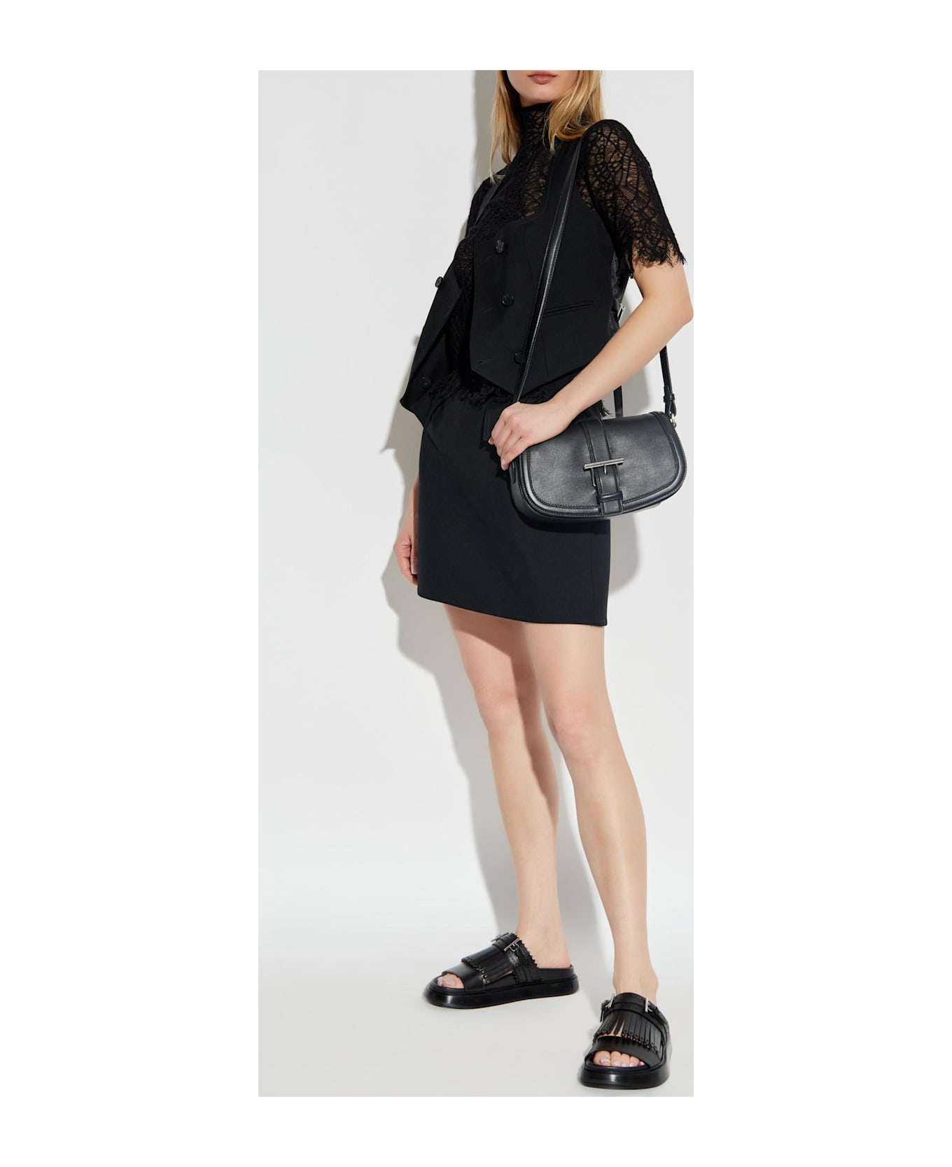 Alexander McQueen Wool Vest - BLACK