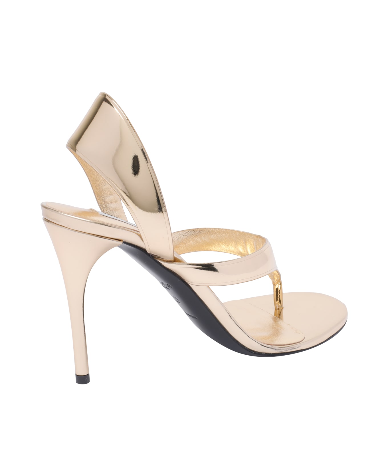 Alaia Flip-flop Sandals - Golden