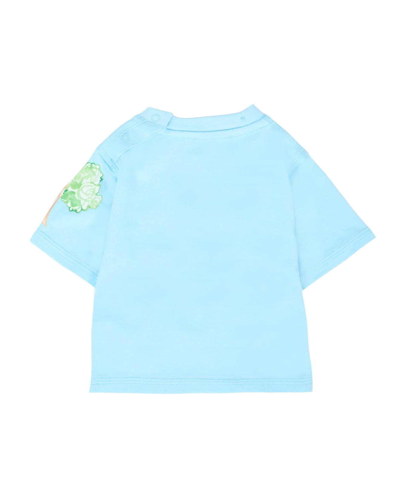 Burberry Light Blue T-shirt For Babykids Red Bus - Light Blue