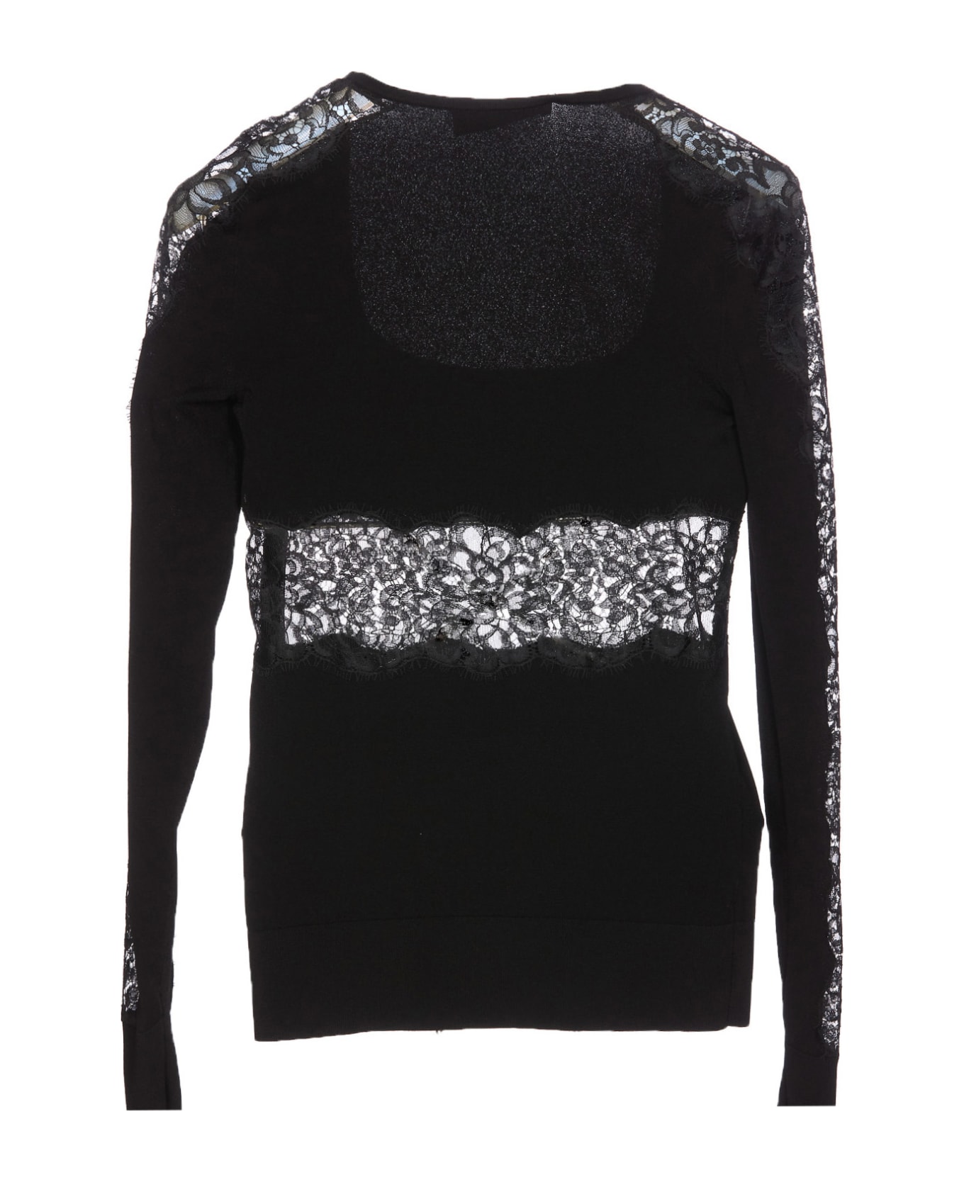 Dolce & Gabbana Lace Pullover - Black