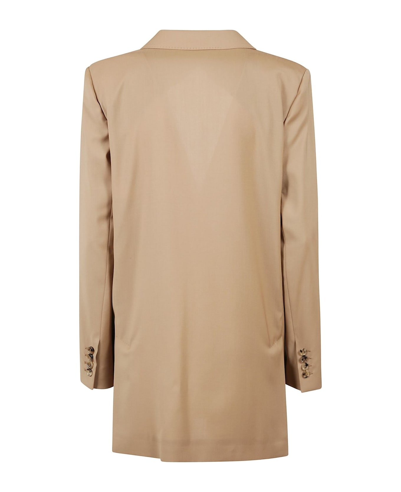 Max Mara Nebbie Button-up Jacket - Beige