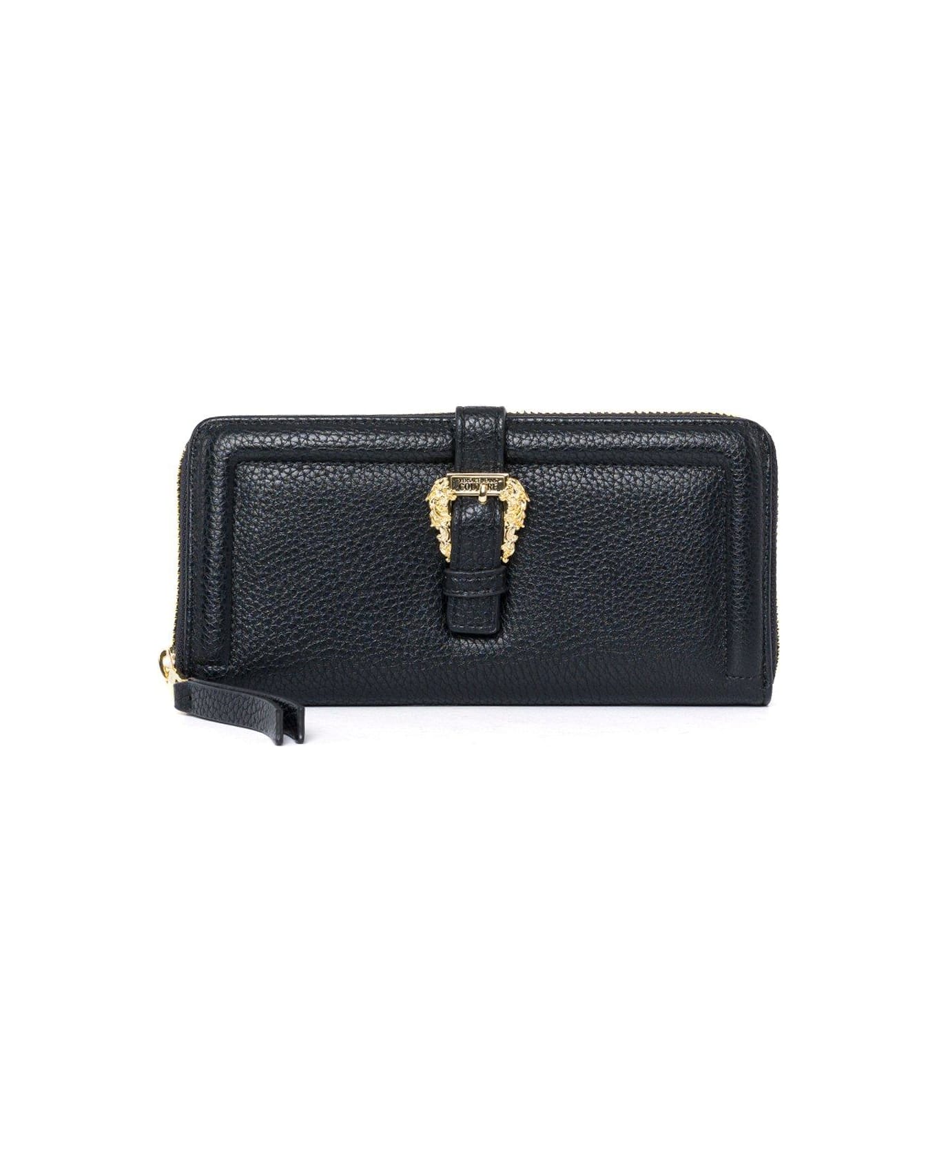 Versace Jeans Couture Continental Wallet - BLACK