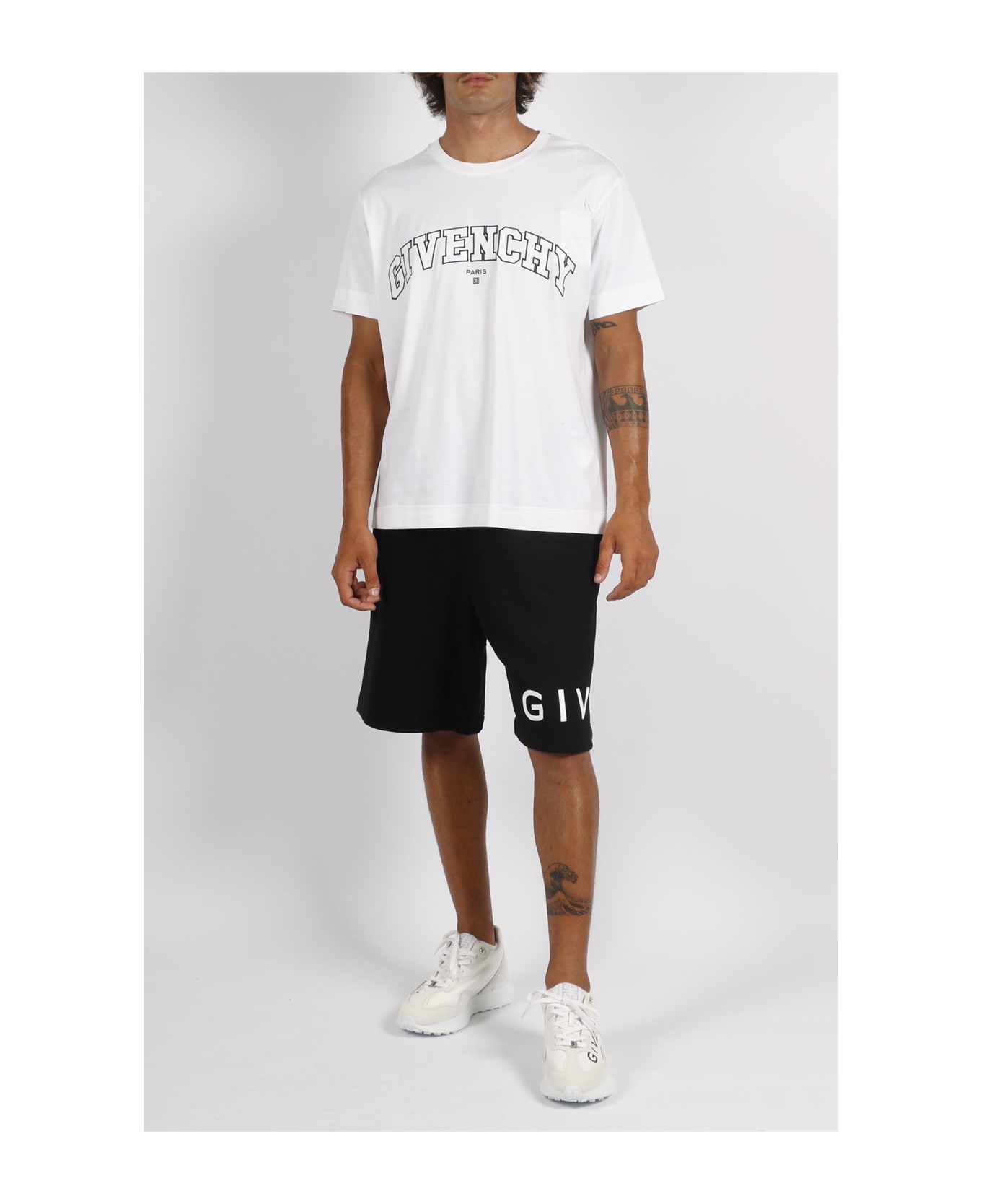 Givenchy College Embroidered T-shirt - White
