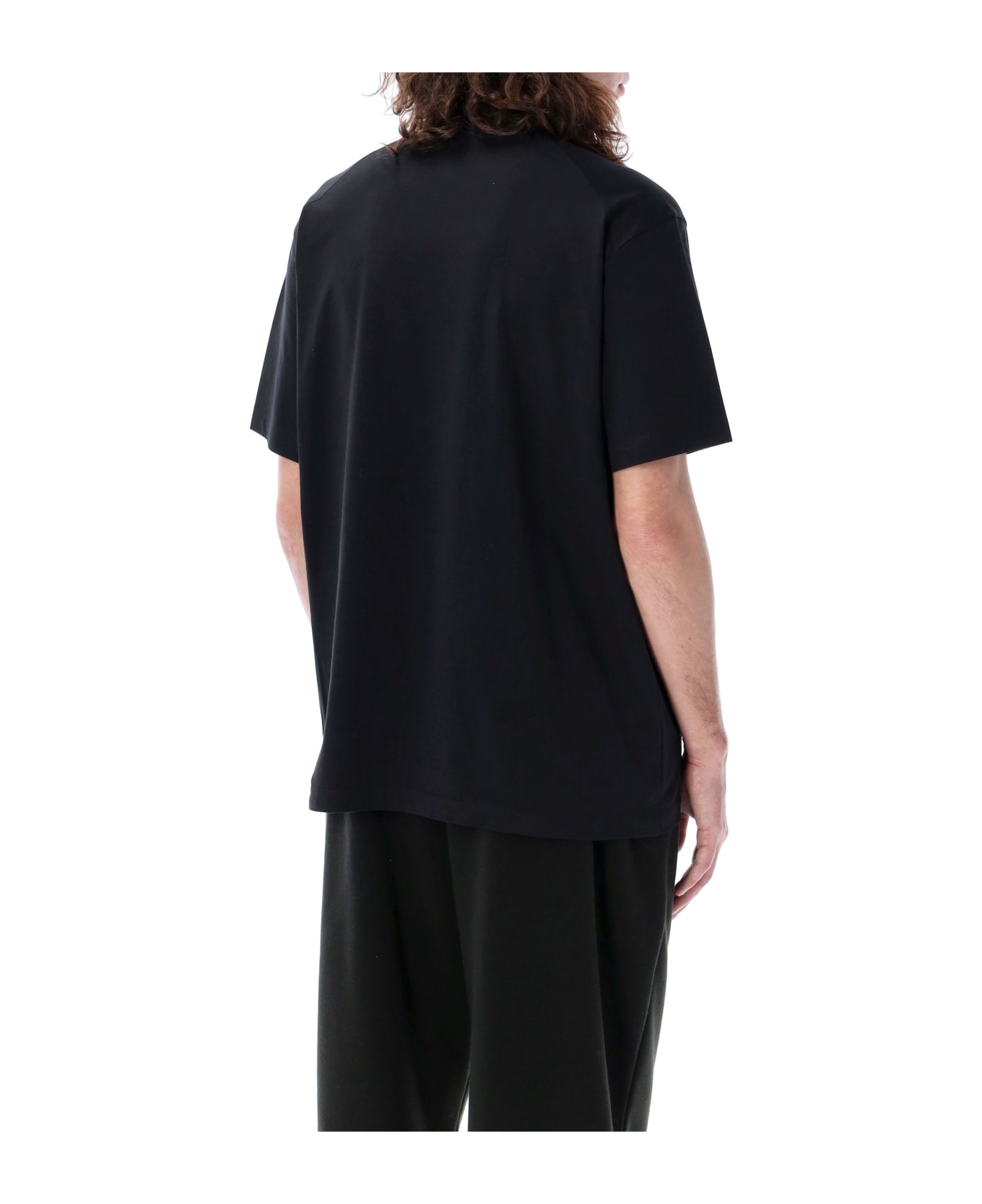 Y-3 Short Sleeves Logo T-shirt - BLACK