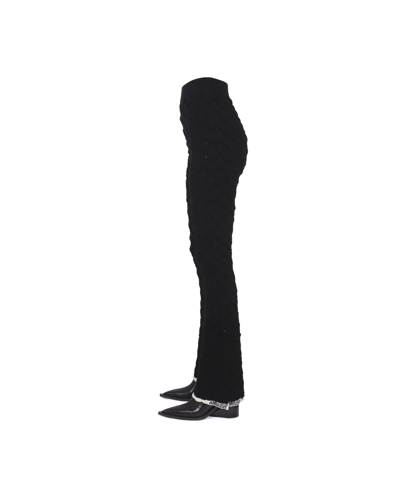 AMBUSH Pants With Logo - BLACK ボトムス