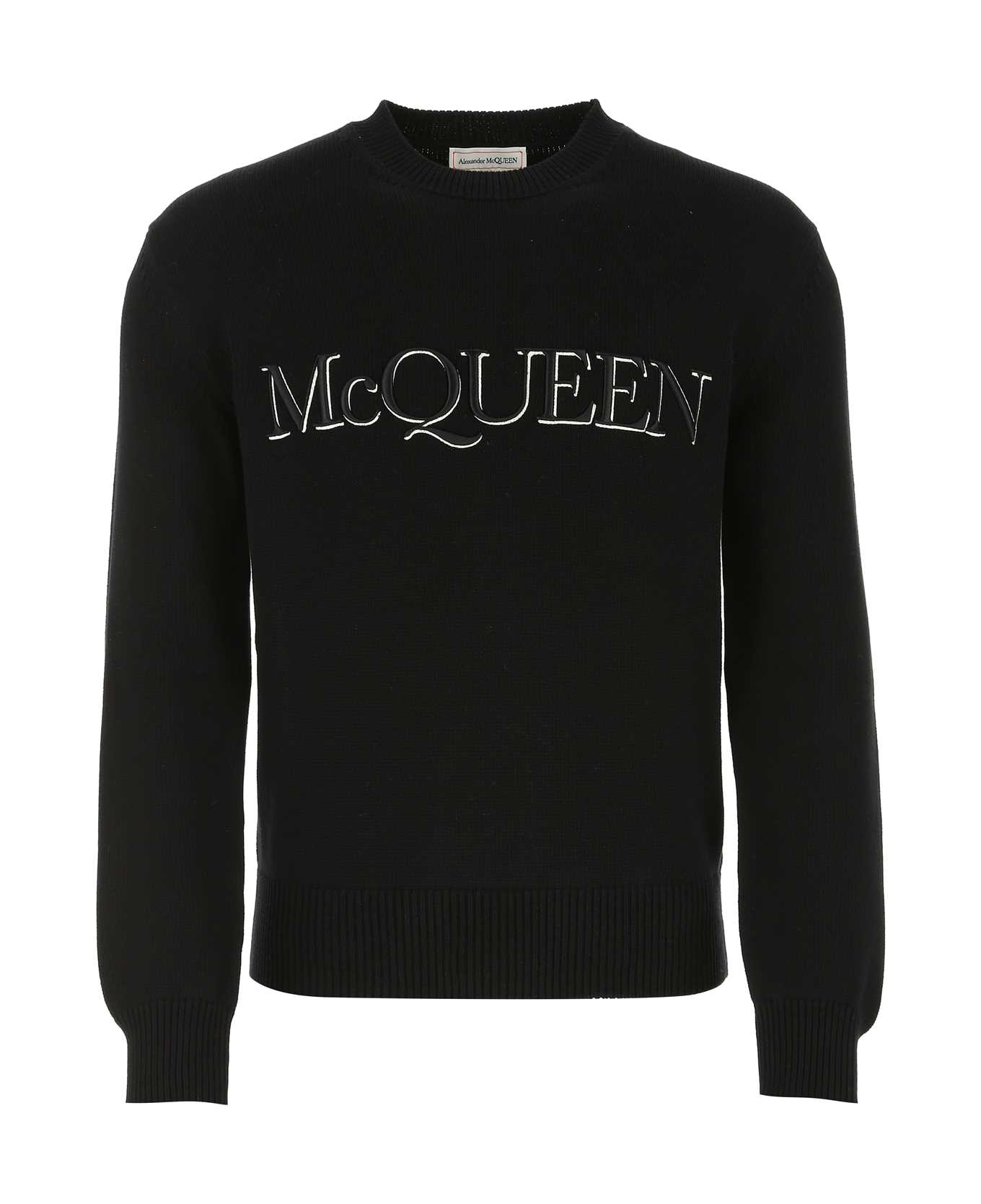 Alexander McQueen Black Cotton Sweater - 1011
