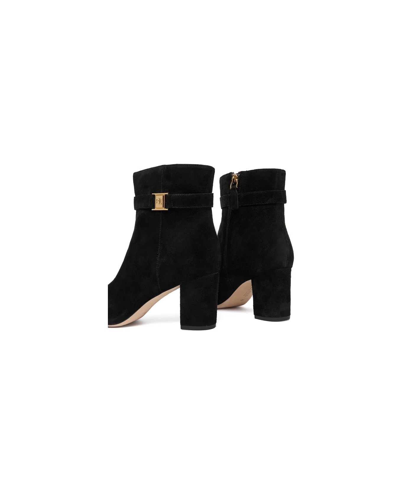 Ralph Lauren Kellie Bt Hl Boots Bootie - Black