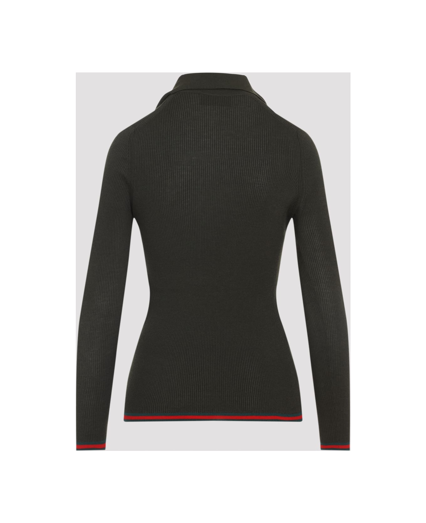 Gucci Web Polo - Forest Green