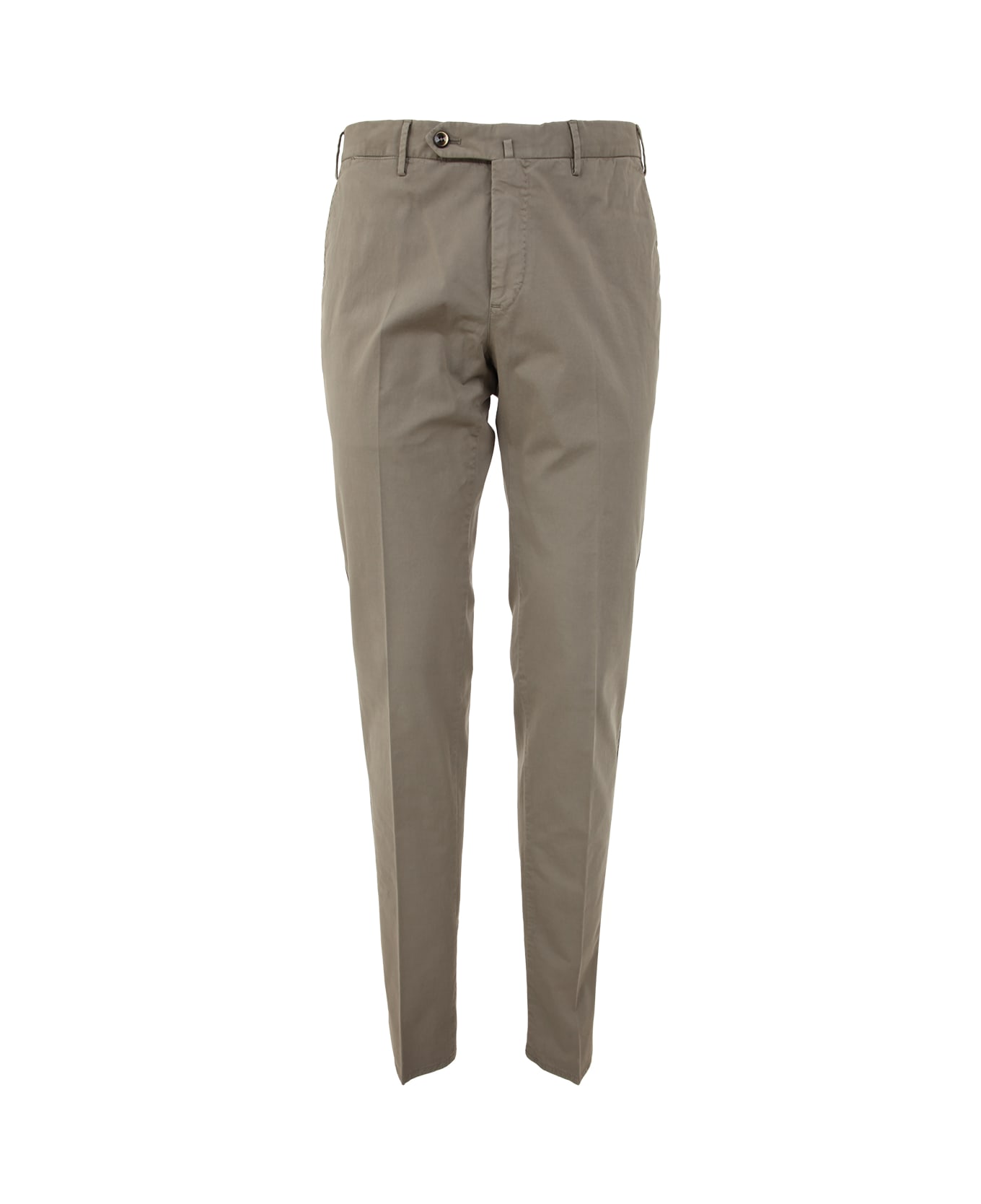 PT01 Man Cotton Gabardine Classic Trousers - Dove Grey