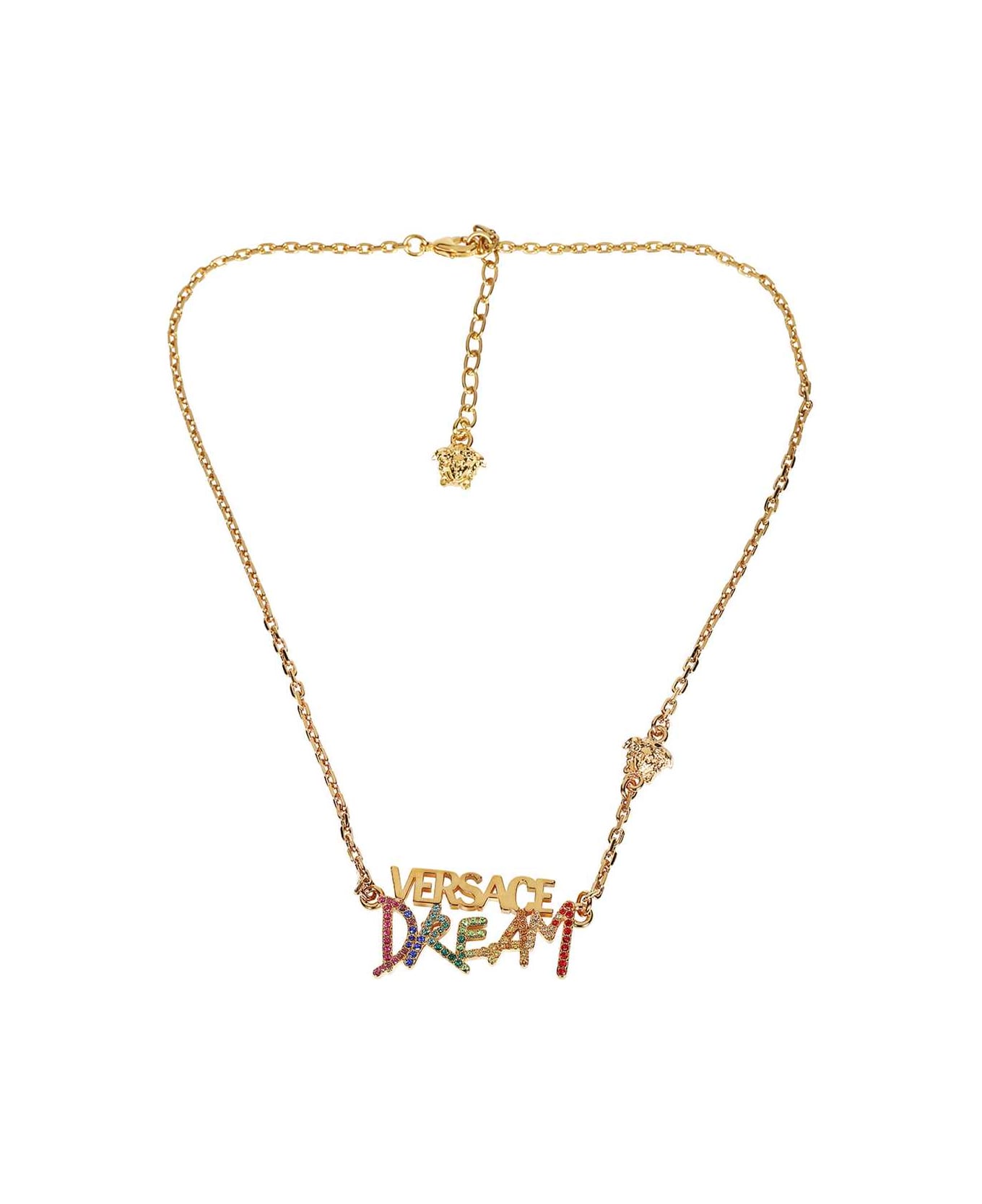 Versace Gold-tone Metal Necklace - Gold