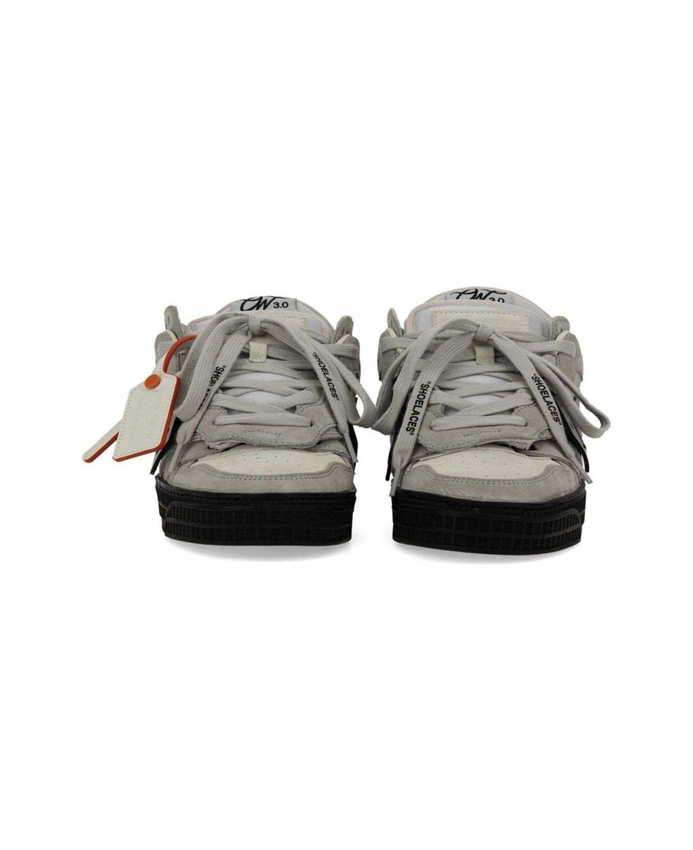 Off-White Floating Arrow Lace-up Sneakers - GREY/WHITE スニーカー