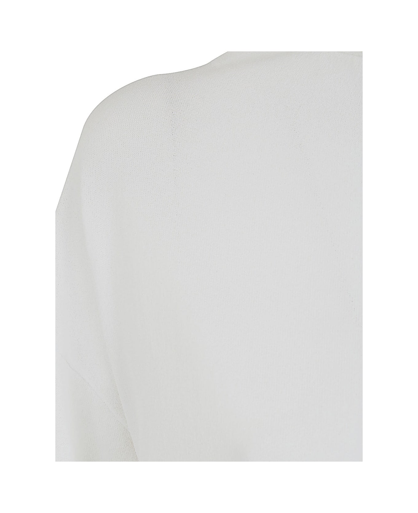 Liviana Conti 3/4 Sleeves Sweater - White Horn
