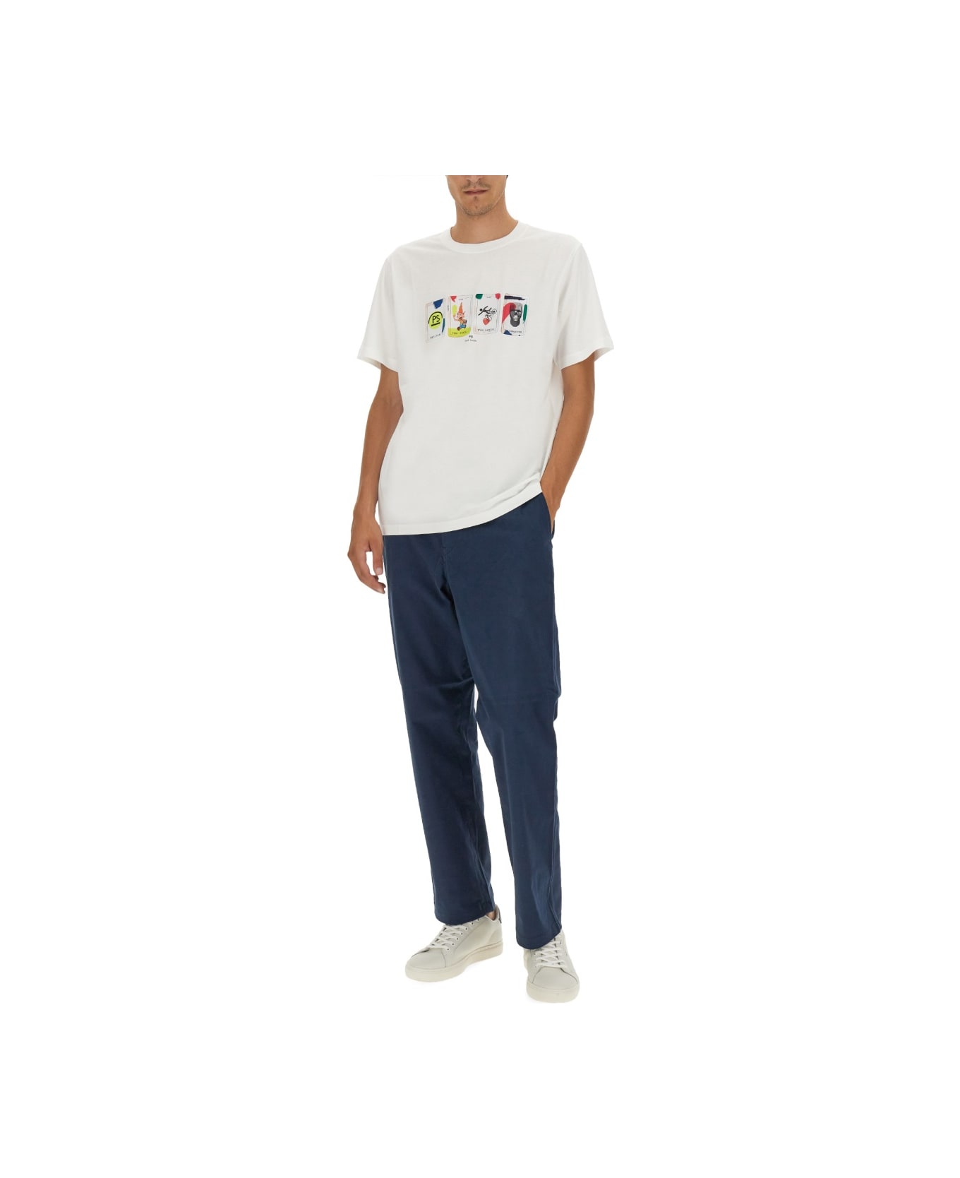PS by Paul Smith Loose Fit Pants - BLUE