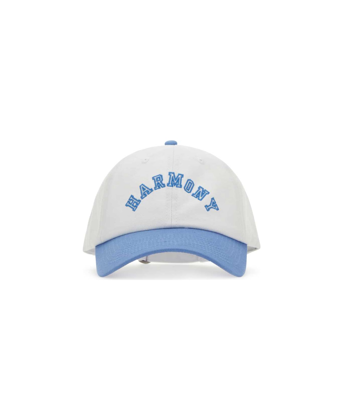 The Harmony White Cotton Baseball Cap - 149