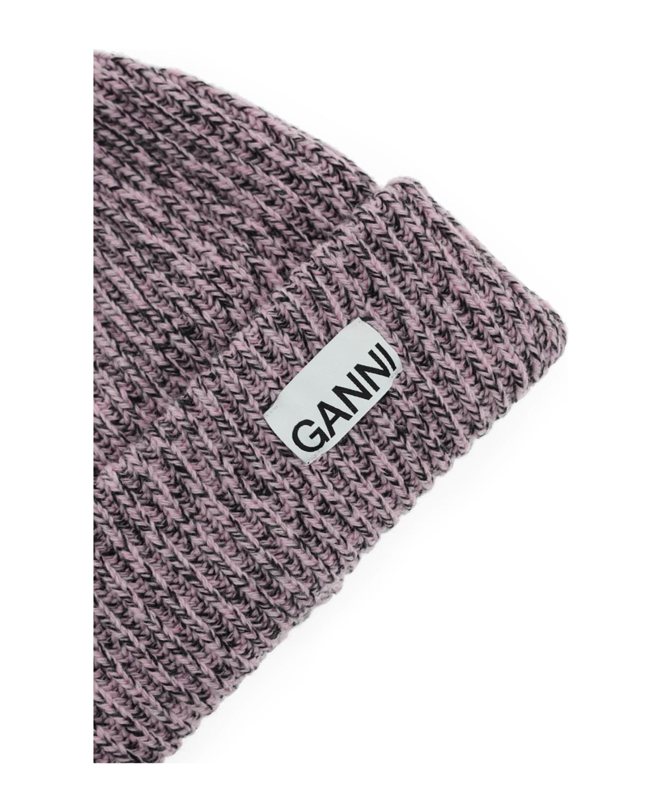Ganni Wool Hat - Pink