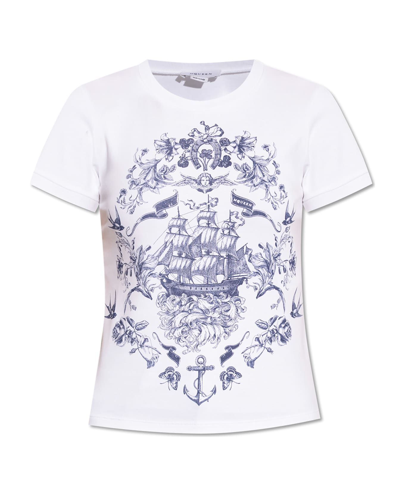 Alexander McQueen T-shirts And Polos White - White