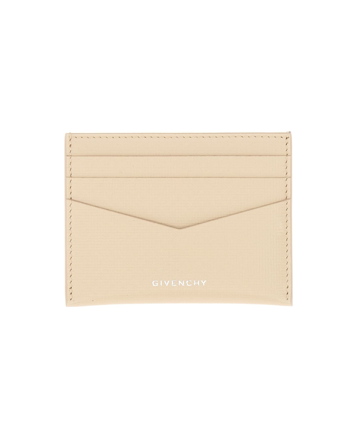 Givenchy Classique 4g Leather Wallet - BEIGE