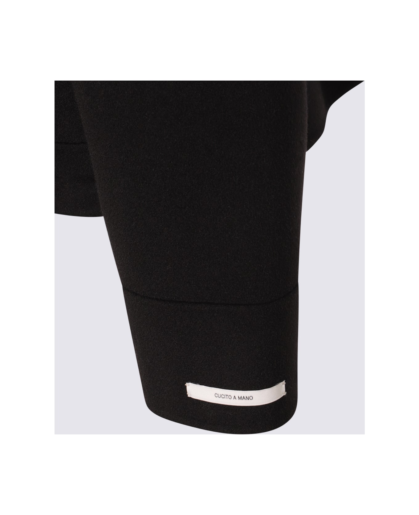 SportMax Black Wool Egeo Coat - Black