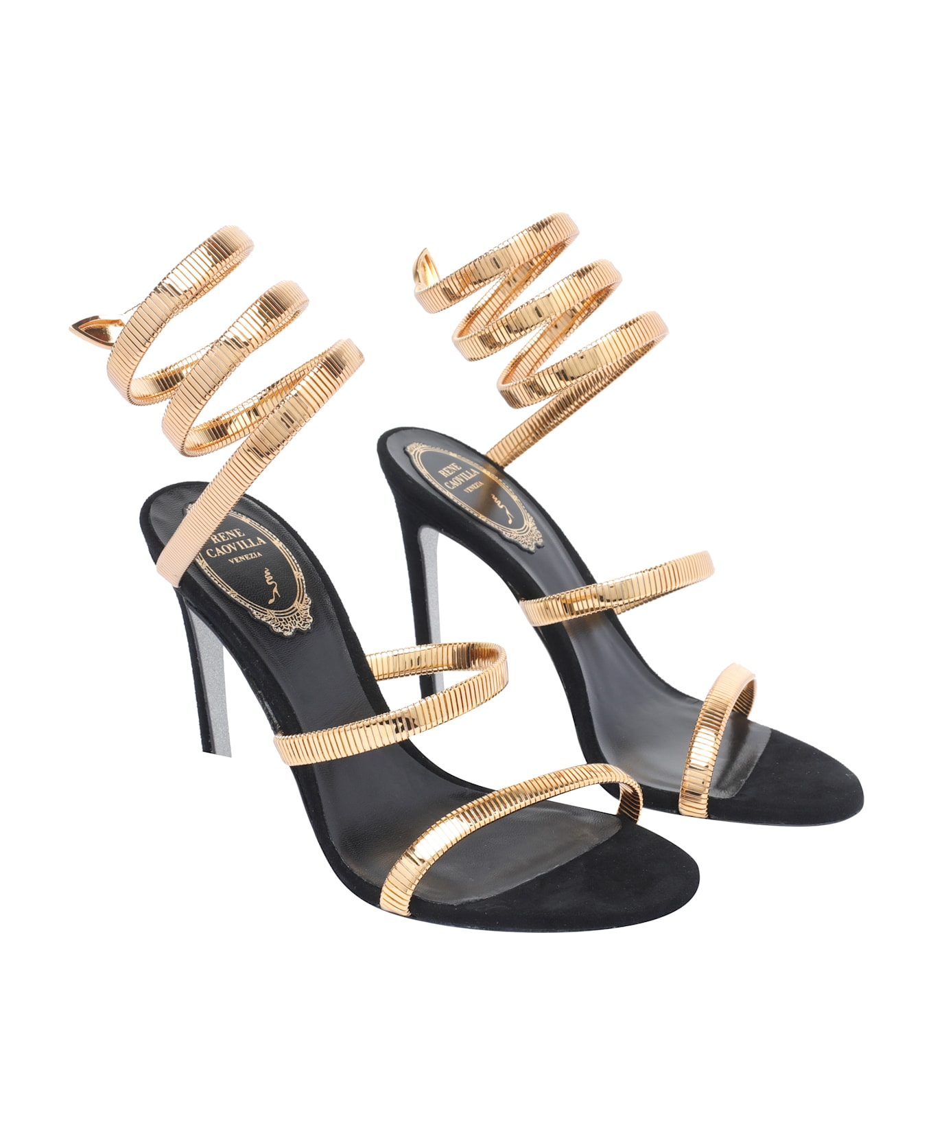 René Caovilla Juniper Pump Sandals - Black
