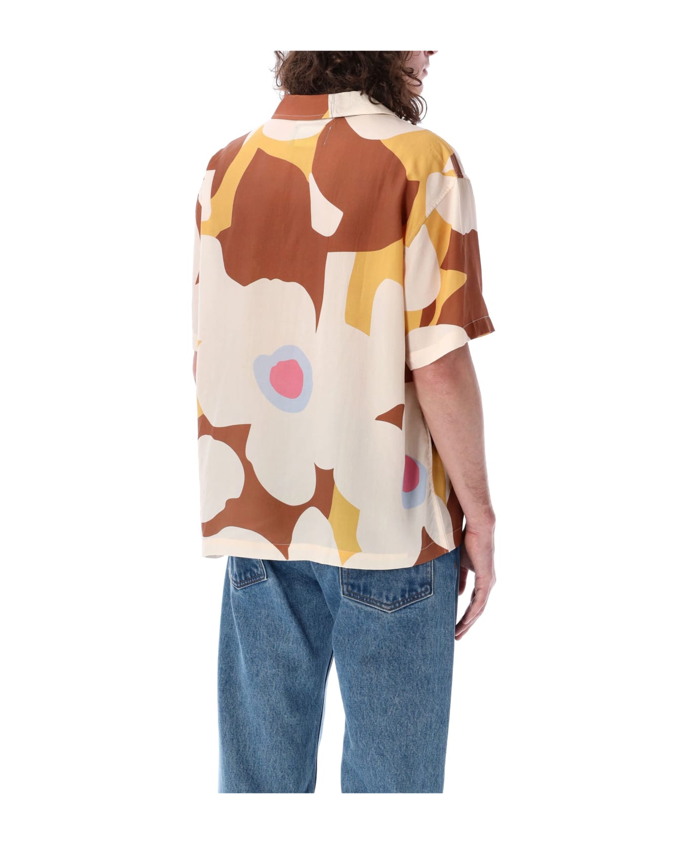 Awake NY Floral Camp Shirt - BROWN MULTI シャツ