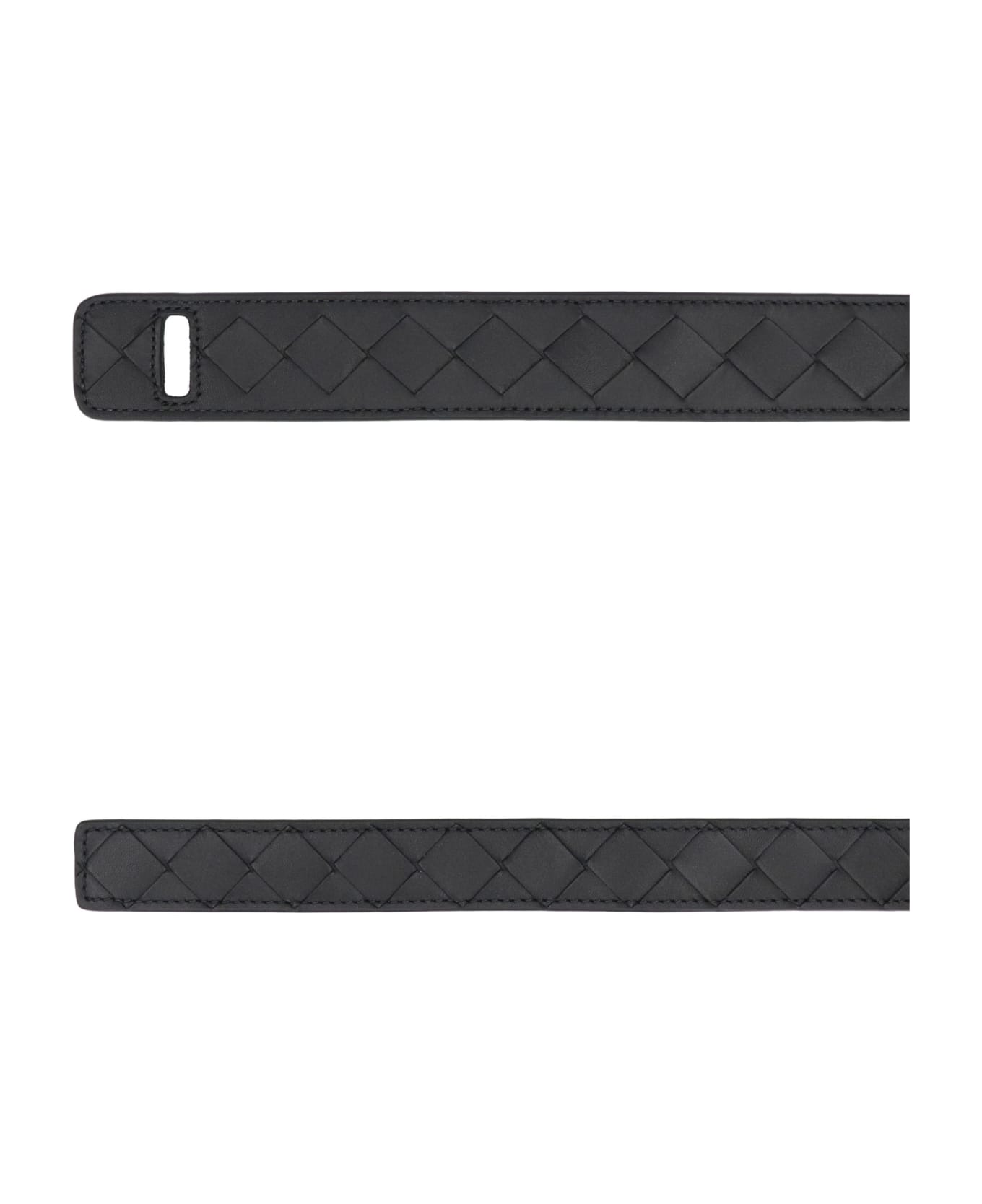 Bottega Veneta Leather Belt - black ベルト