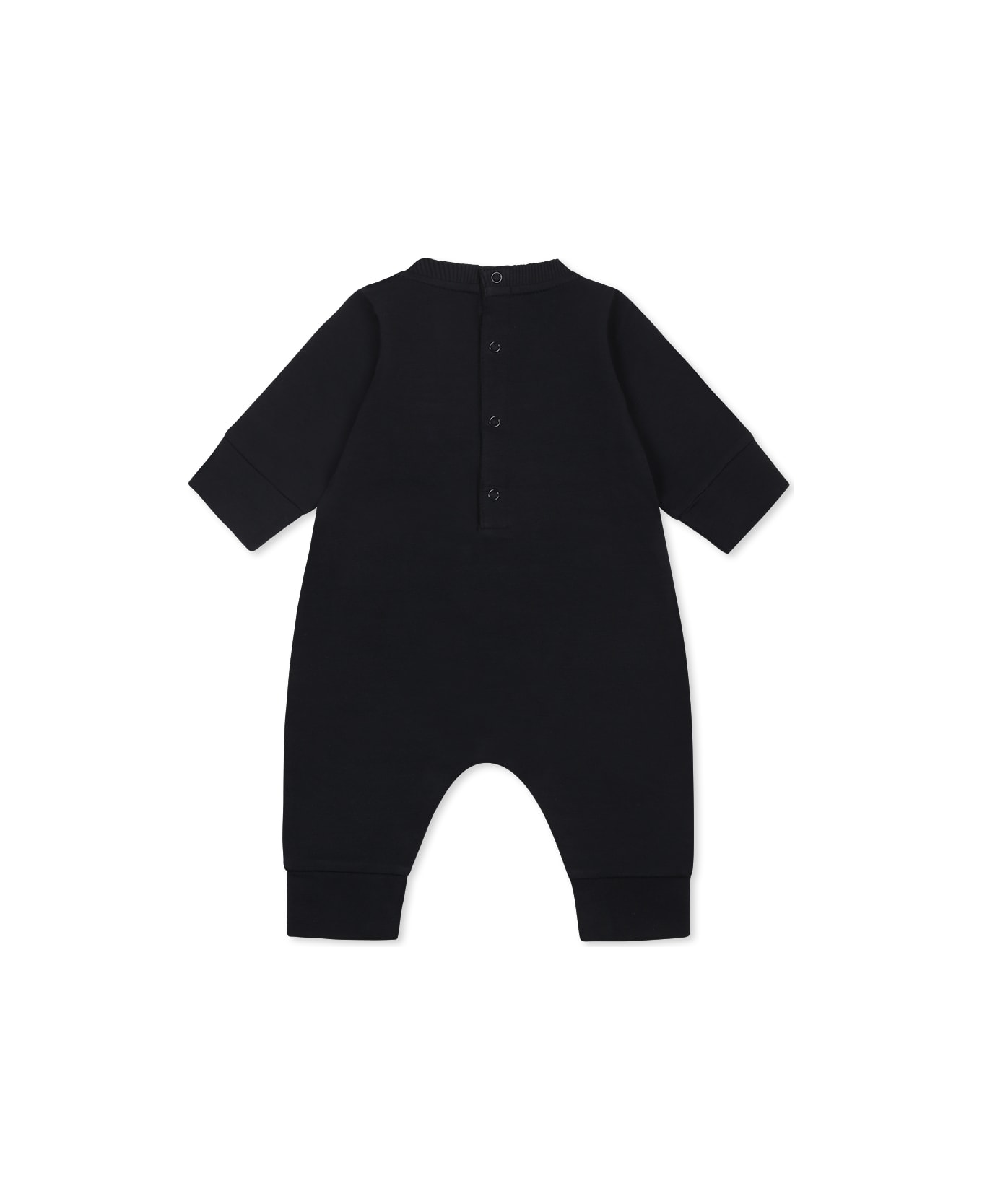 Moncler Blue Babygrow For Babykids With Logo - Blue