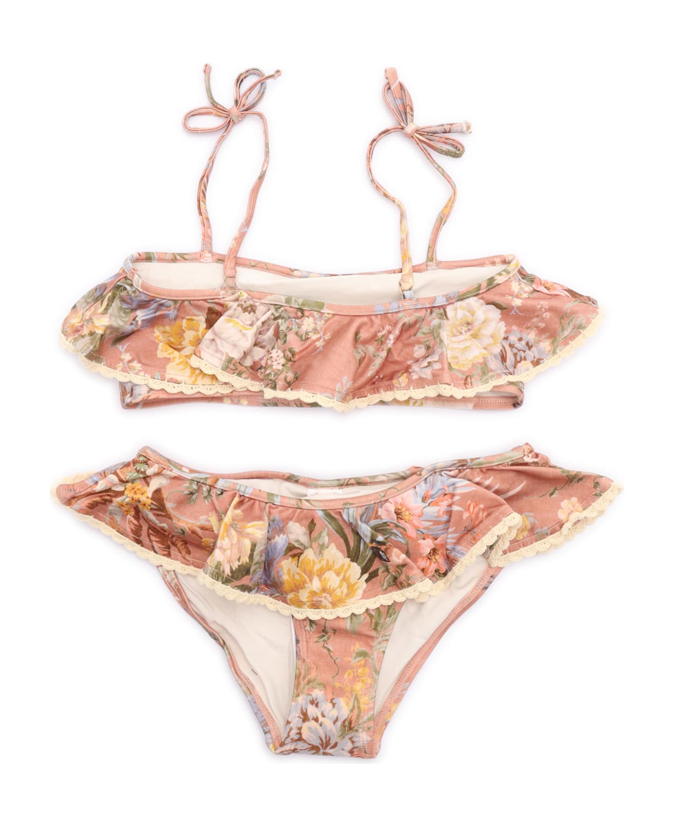 Zimmermann Tallow Kids Tie Bikini - PINK