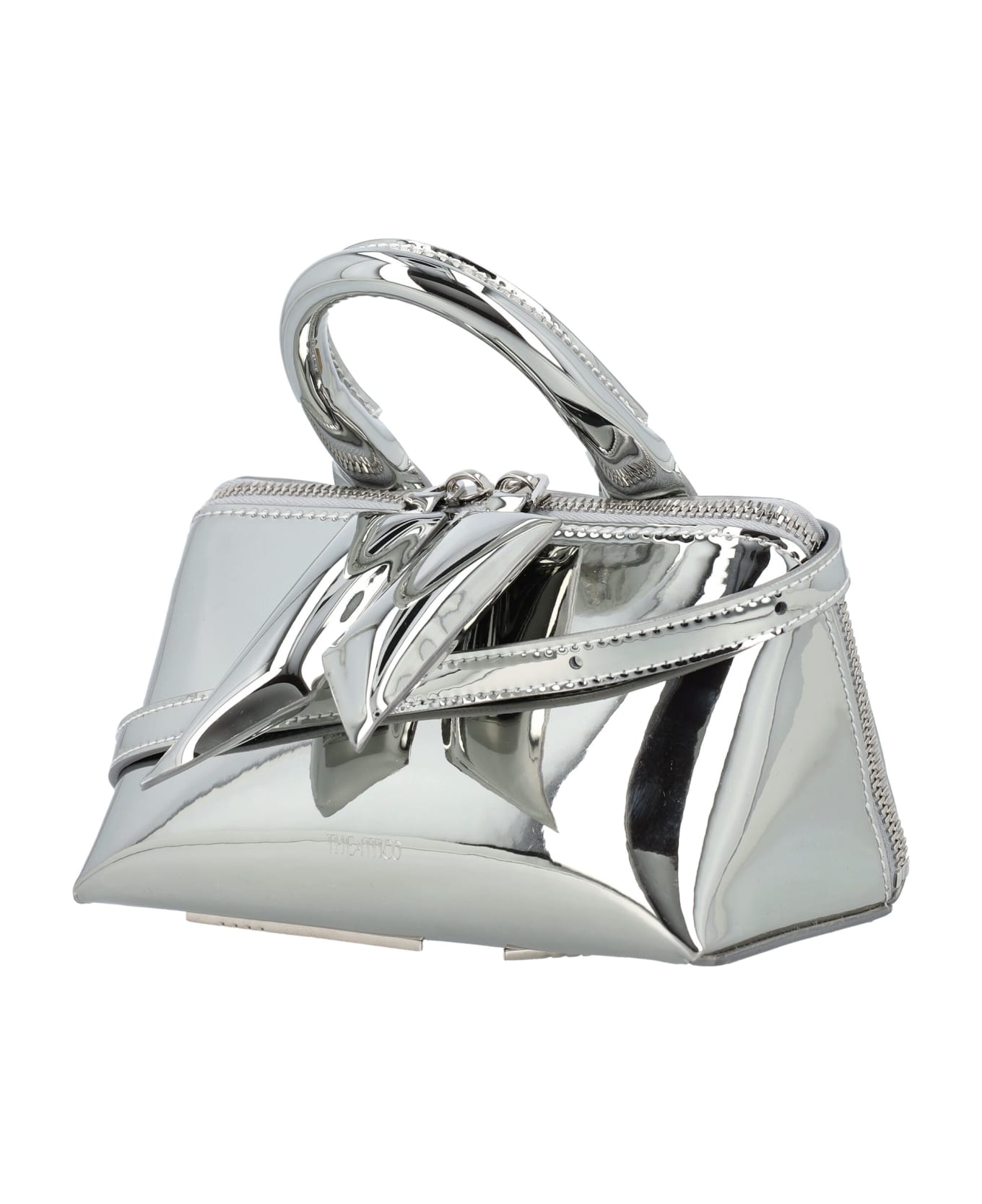 The Attico Friday Mini Handbag - SILVER