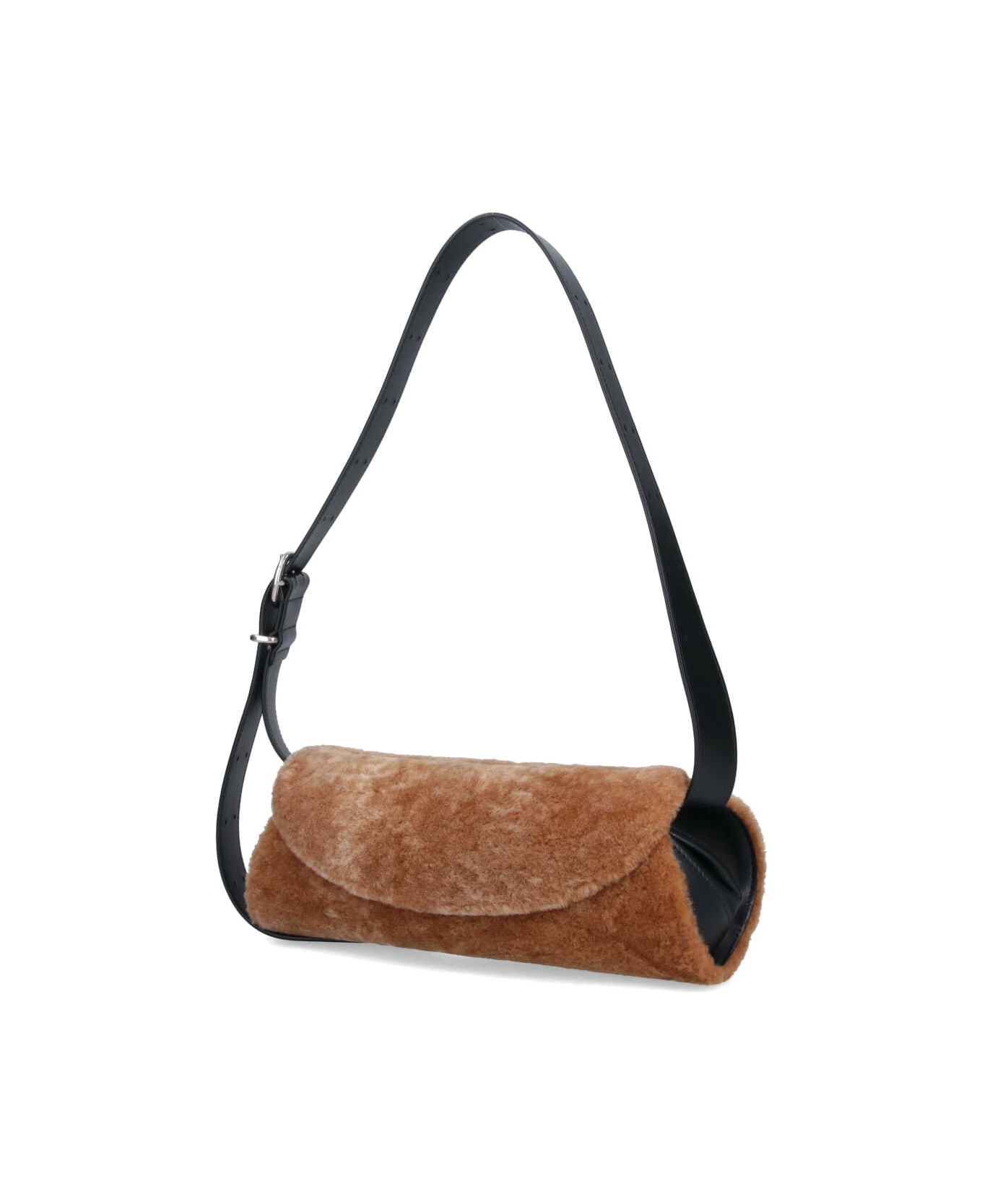 Jil Sander 
cannolo
 Small Crossbody Bag - Brown
