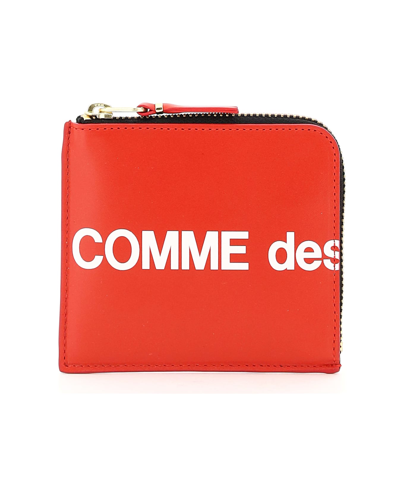 Comme des Garçons Wallet Huge Logo Wallet - RED (Red)