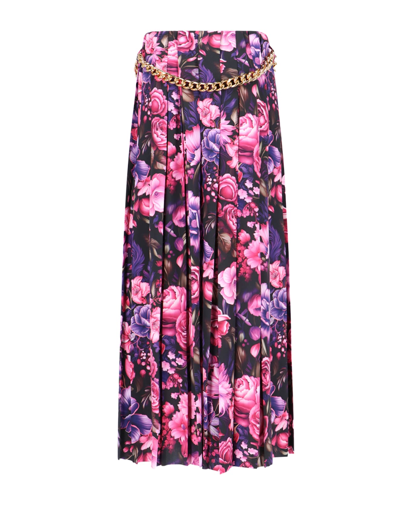 Balenciaga Maxi Pleated Skirt - Purple