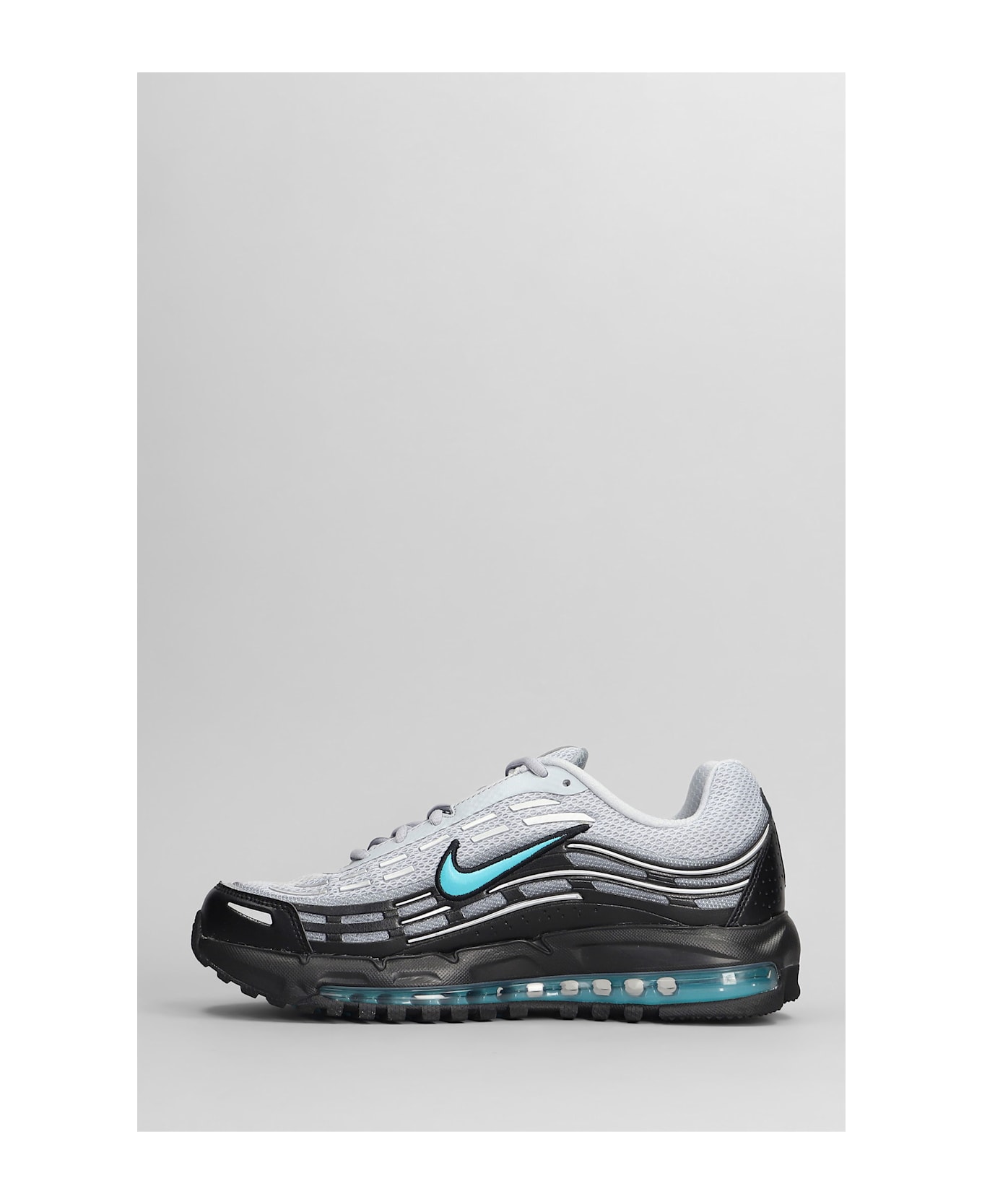 Nike Air Max Tl 2.5 Sneakers In Grey Leather And Fabric - grey