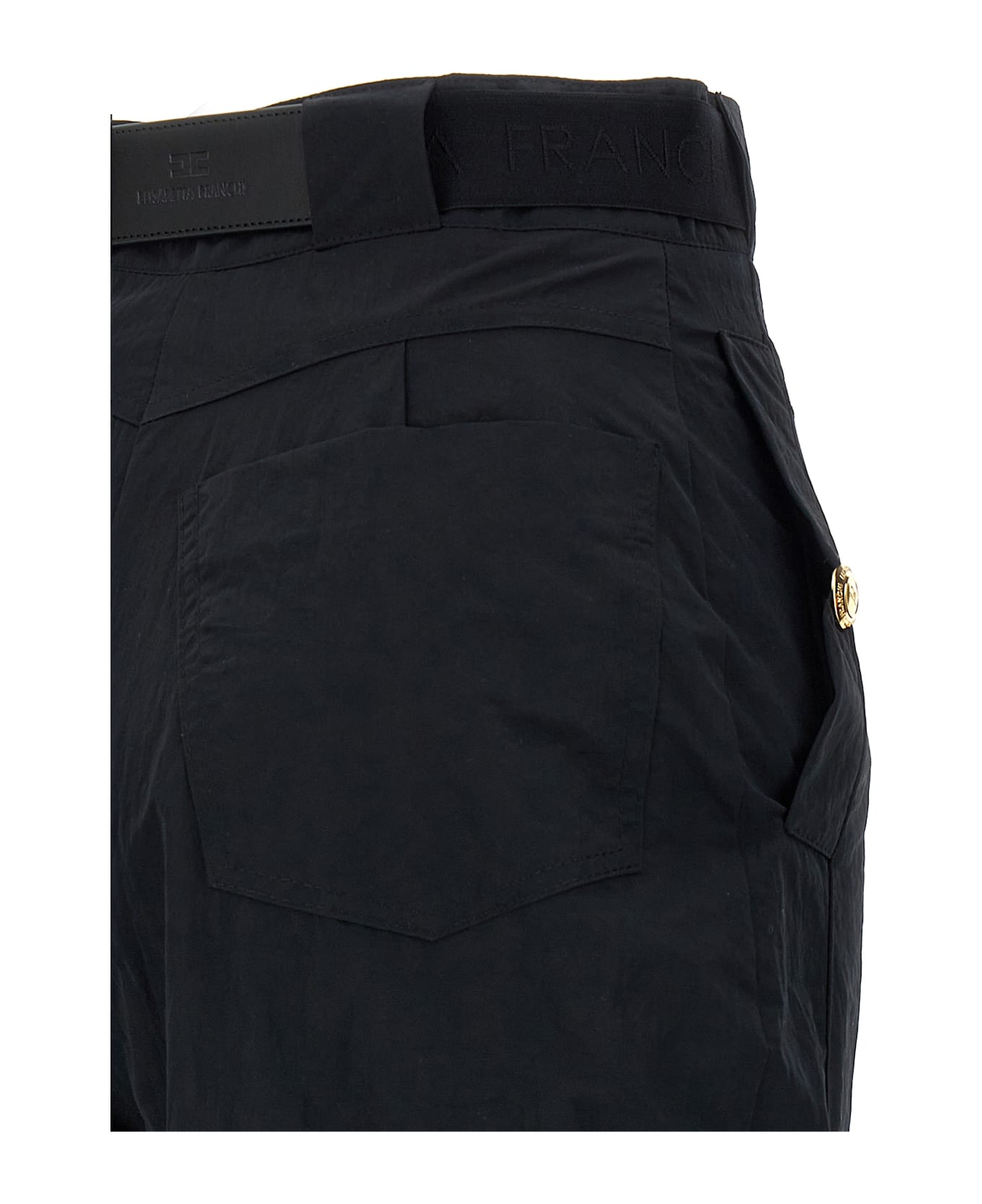 Elisabetta Franchi Technical Sailing Pants - Black