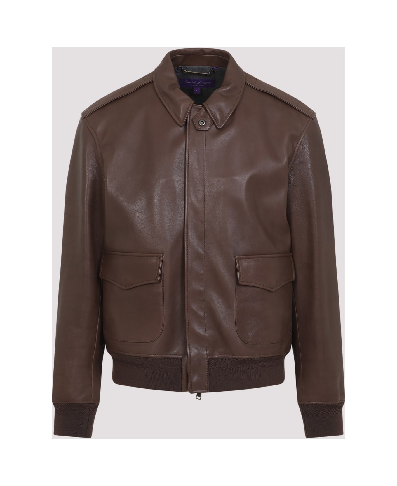 Ralph Lauren Patridge Bomber Jacket - Vintage Montecito Brown