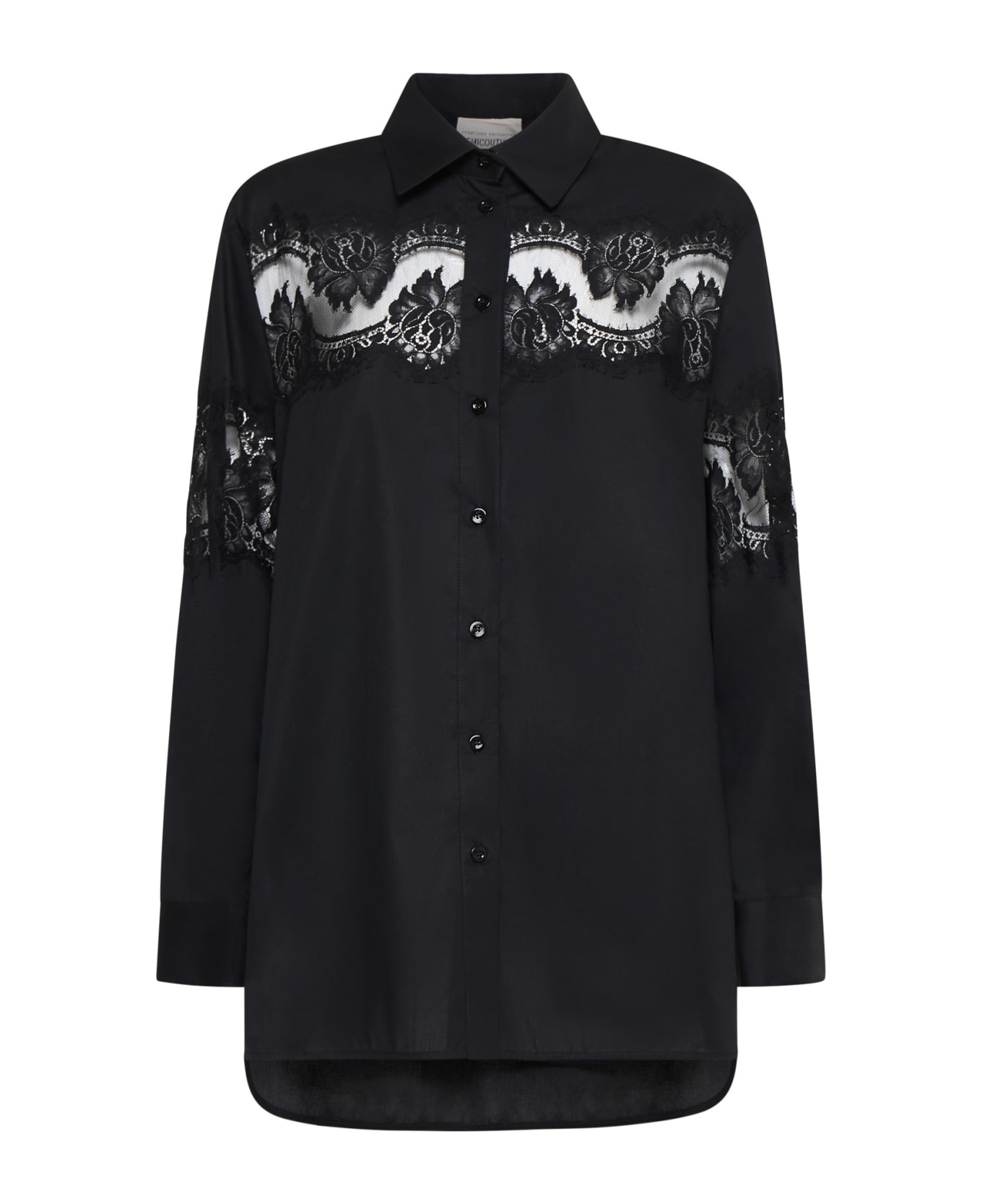 SEMICOUTURE Shirt - Black