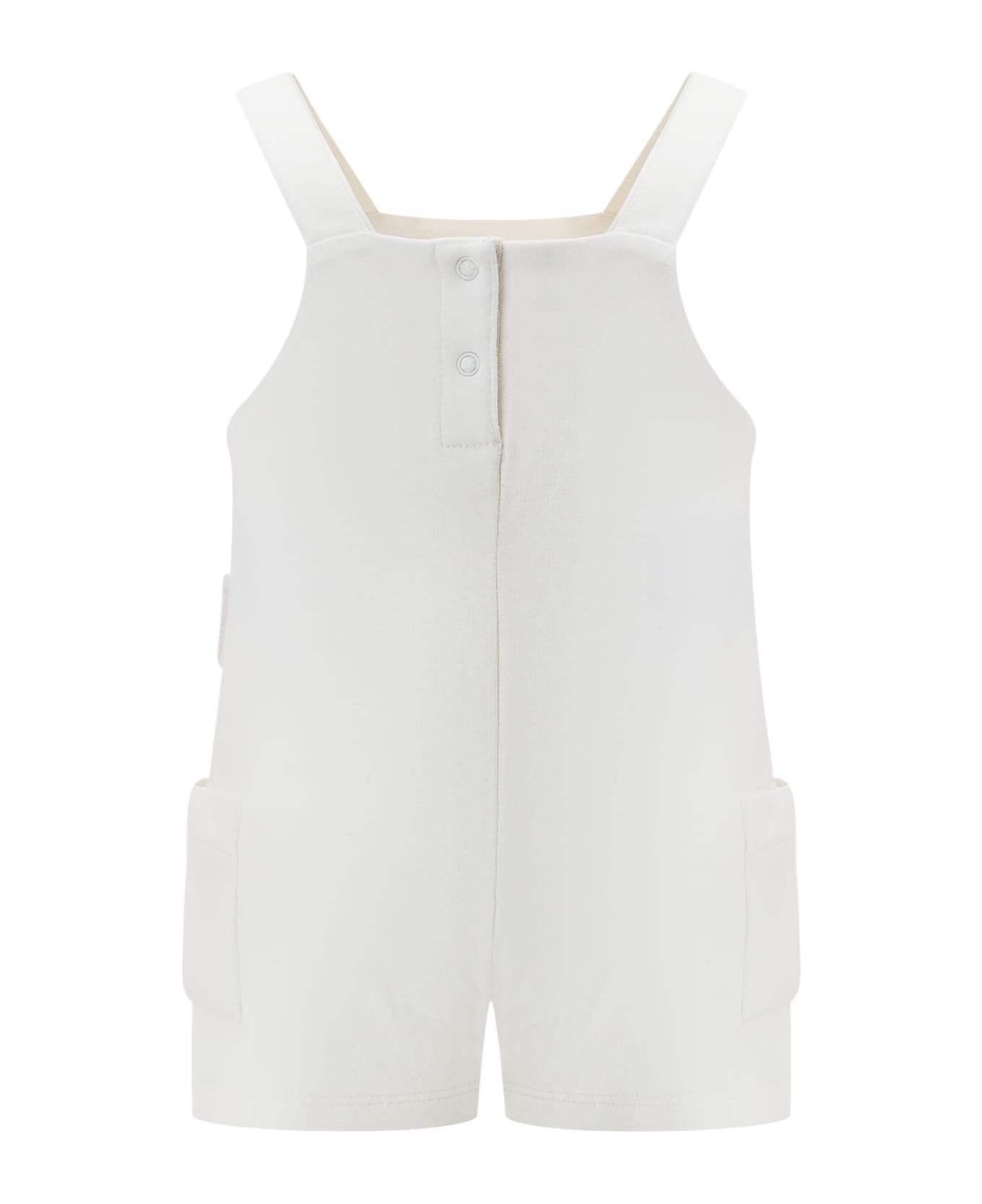 Moncler Romper Suit And T-shirt Set - BIANCO ROSSO