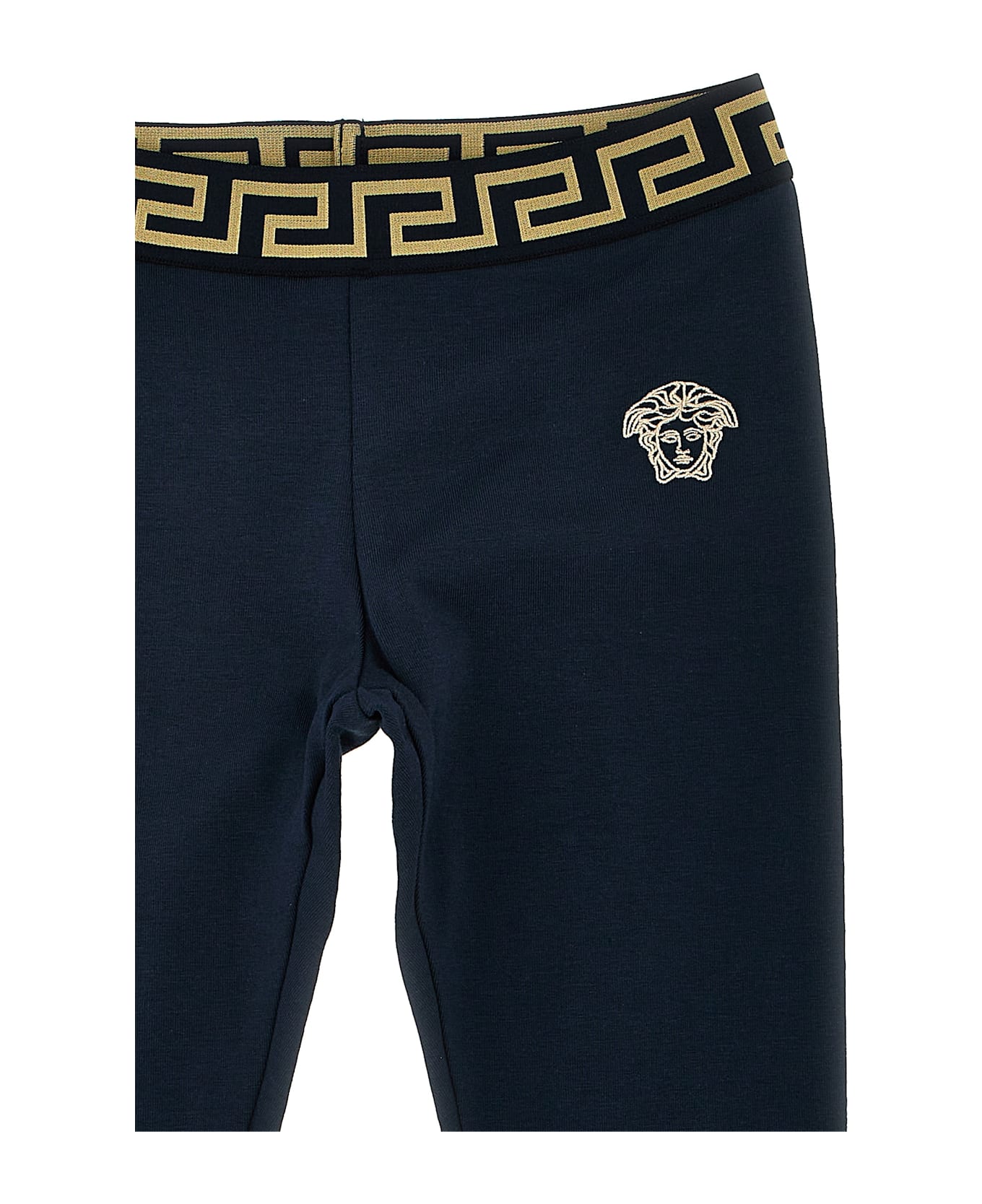 Versace 'medusa' Leggings - Blue