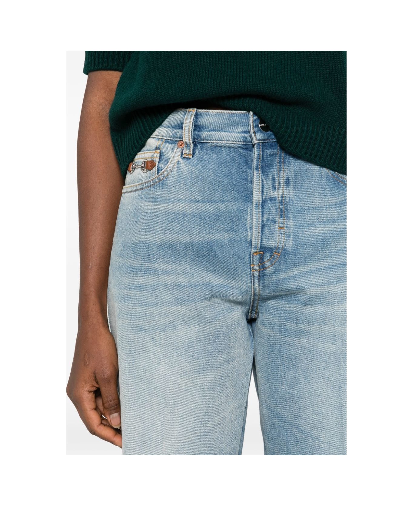 Gucci Denim Cotton Jeans - Blue